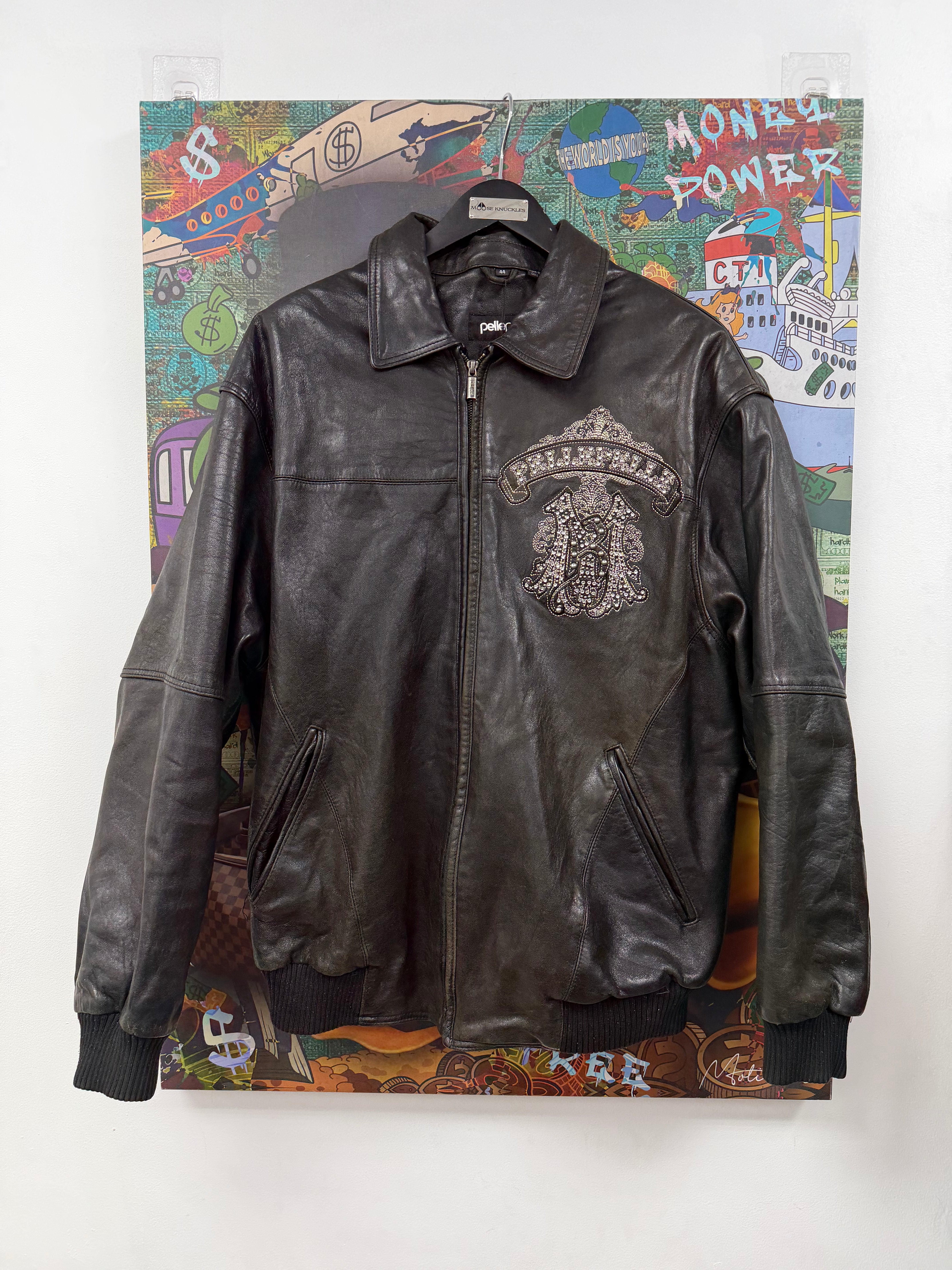 Pelle Pelle Black Vintage Bomber Jacket