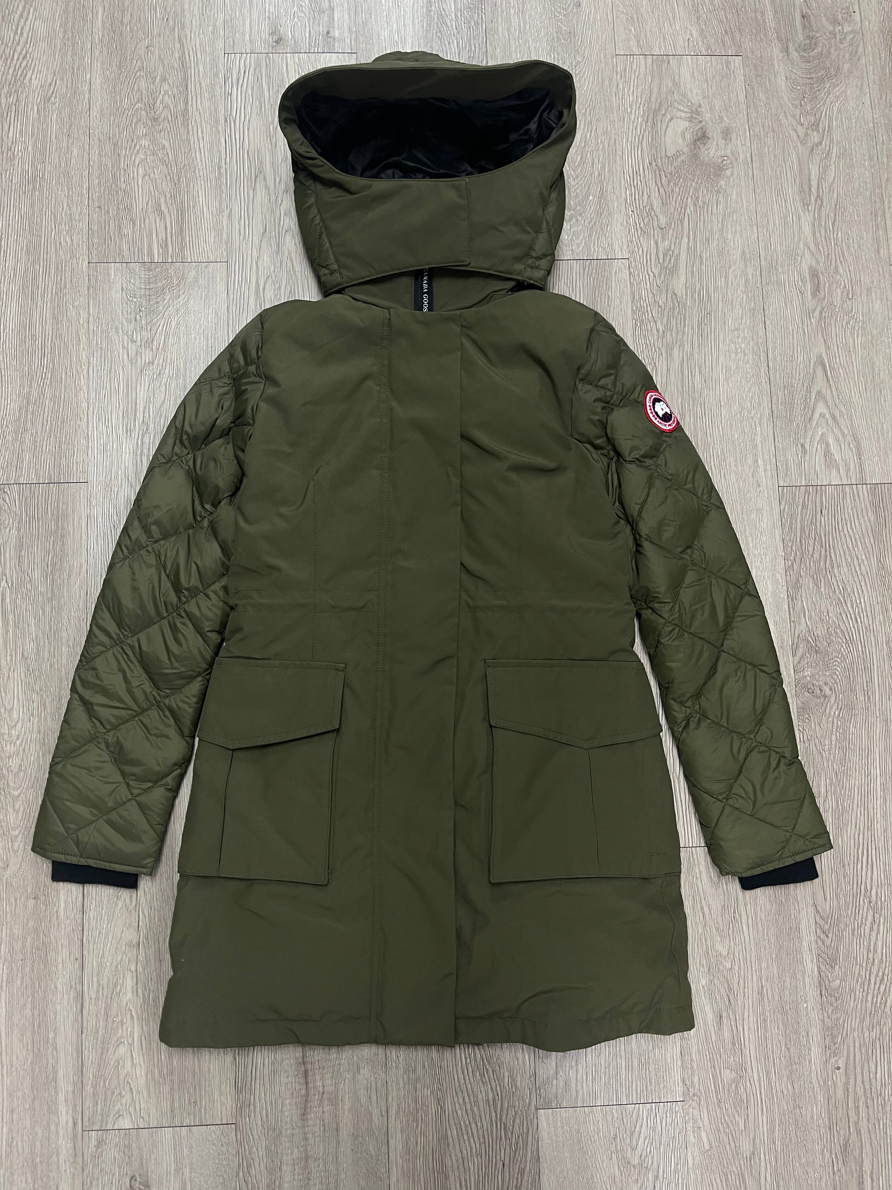 Canada Goose Olive Padded Women's Parka Jacket