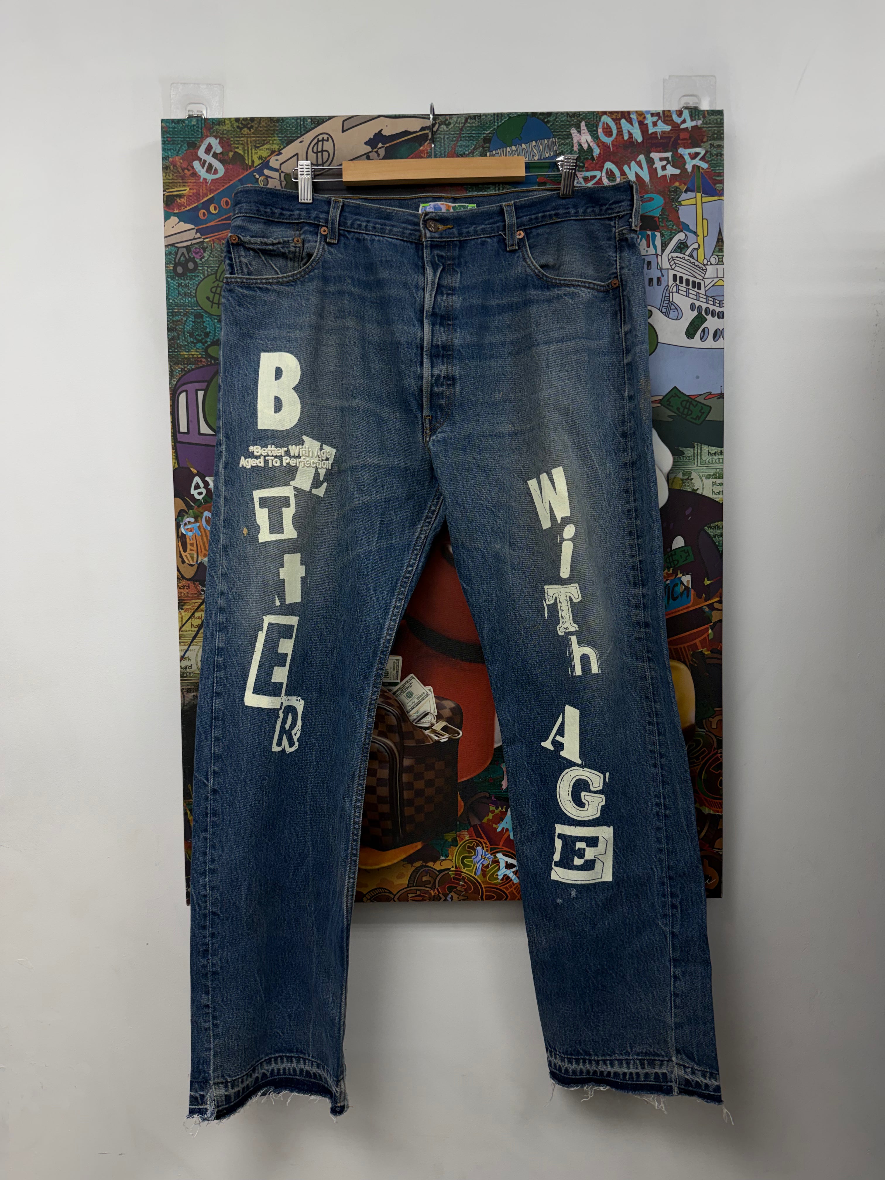 Better With Age Light Wash Croiset Jeans