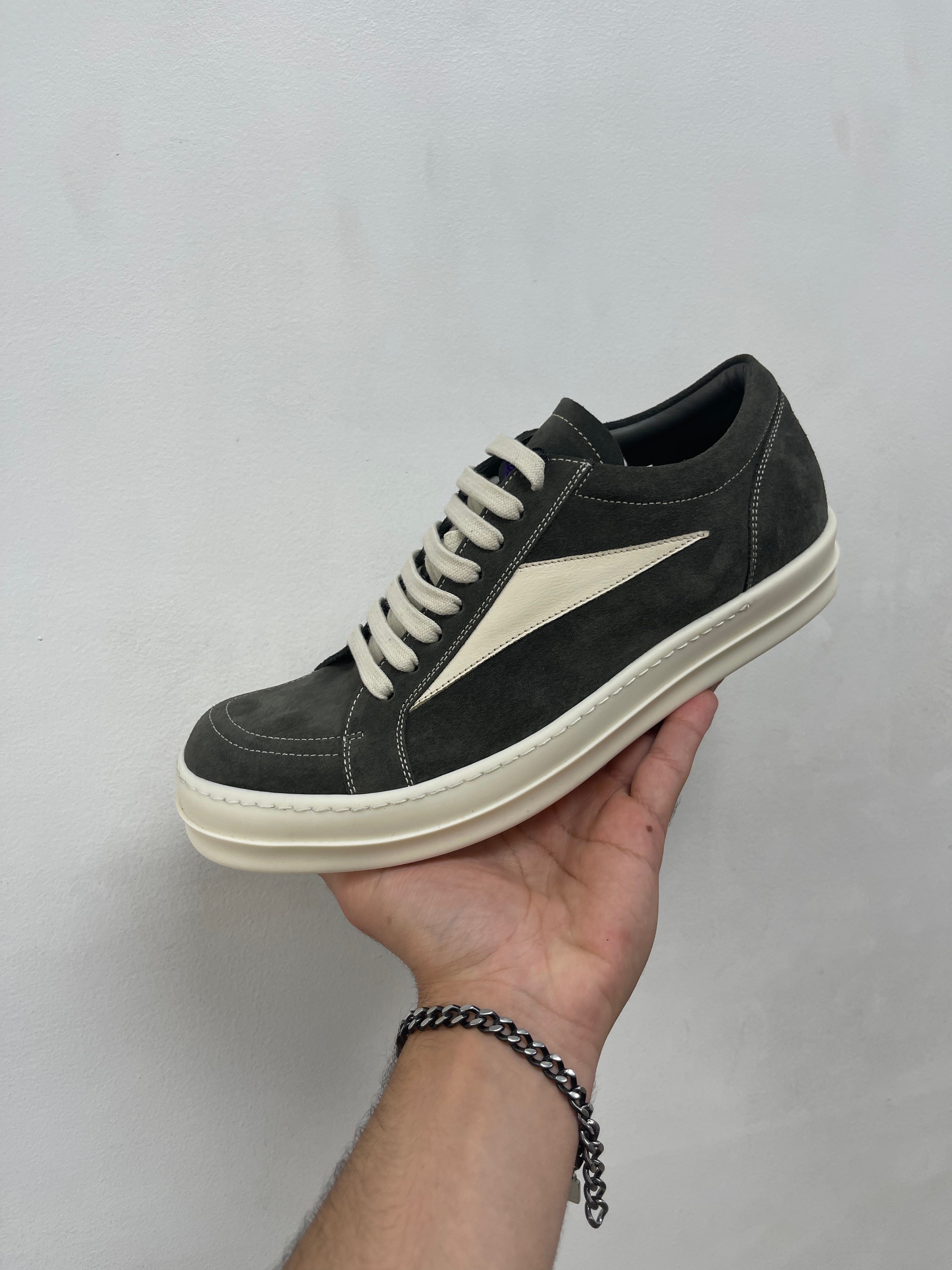 Rick Owens Euca Suede Mainline Vintage Sneakers