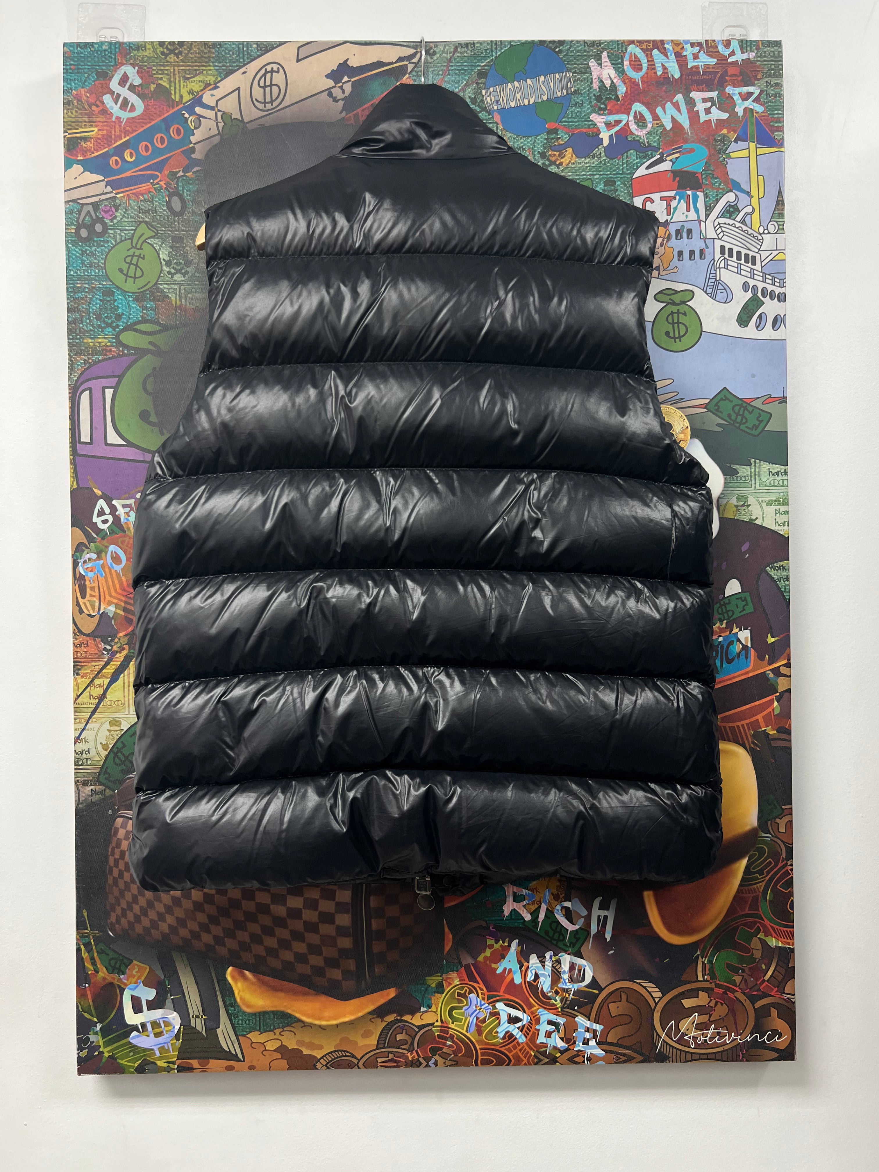 Moncler Black Puffer Vest