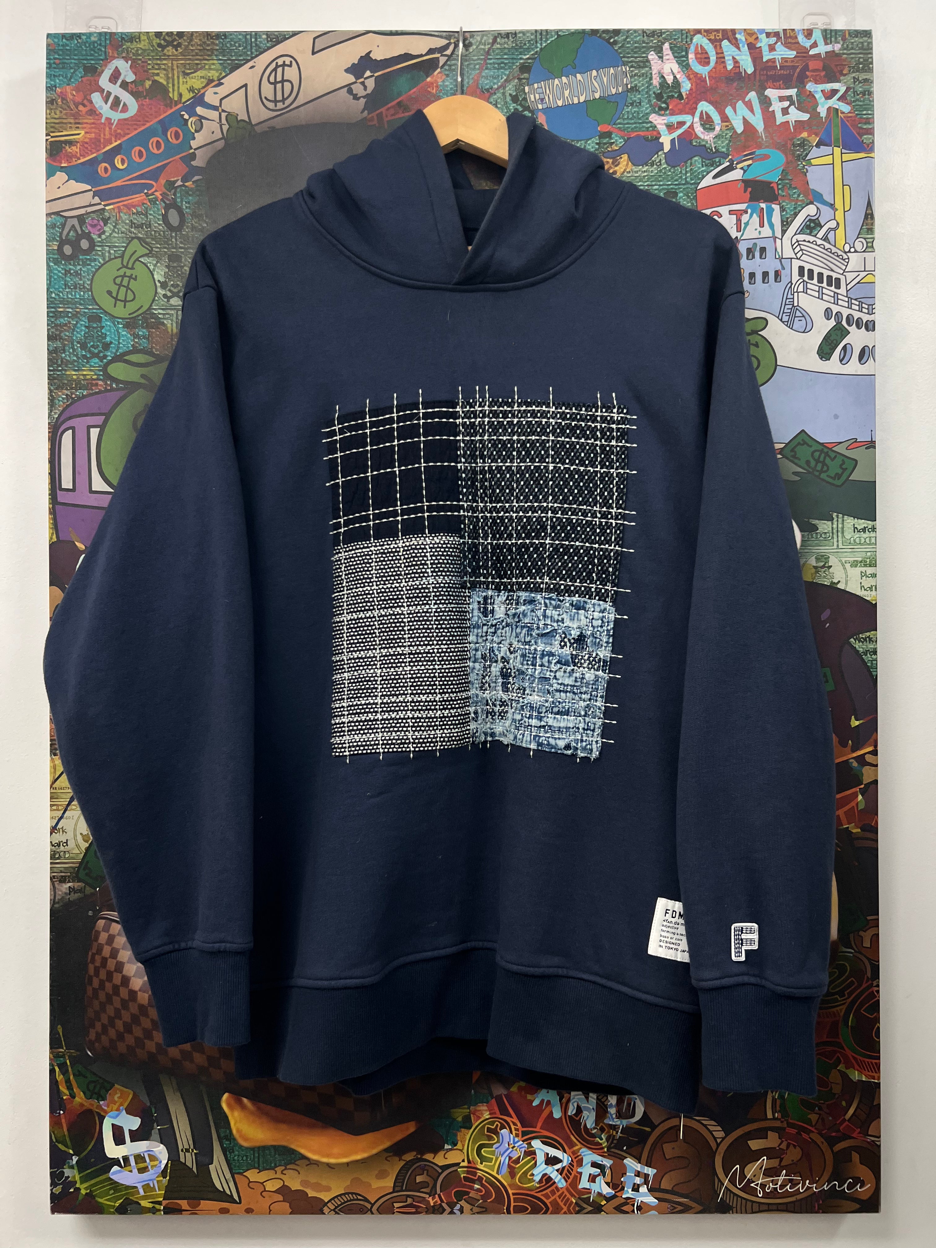 FDMTL Boro Patchwork Hoodie