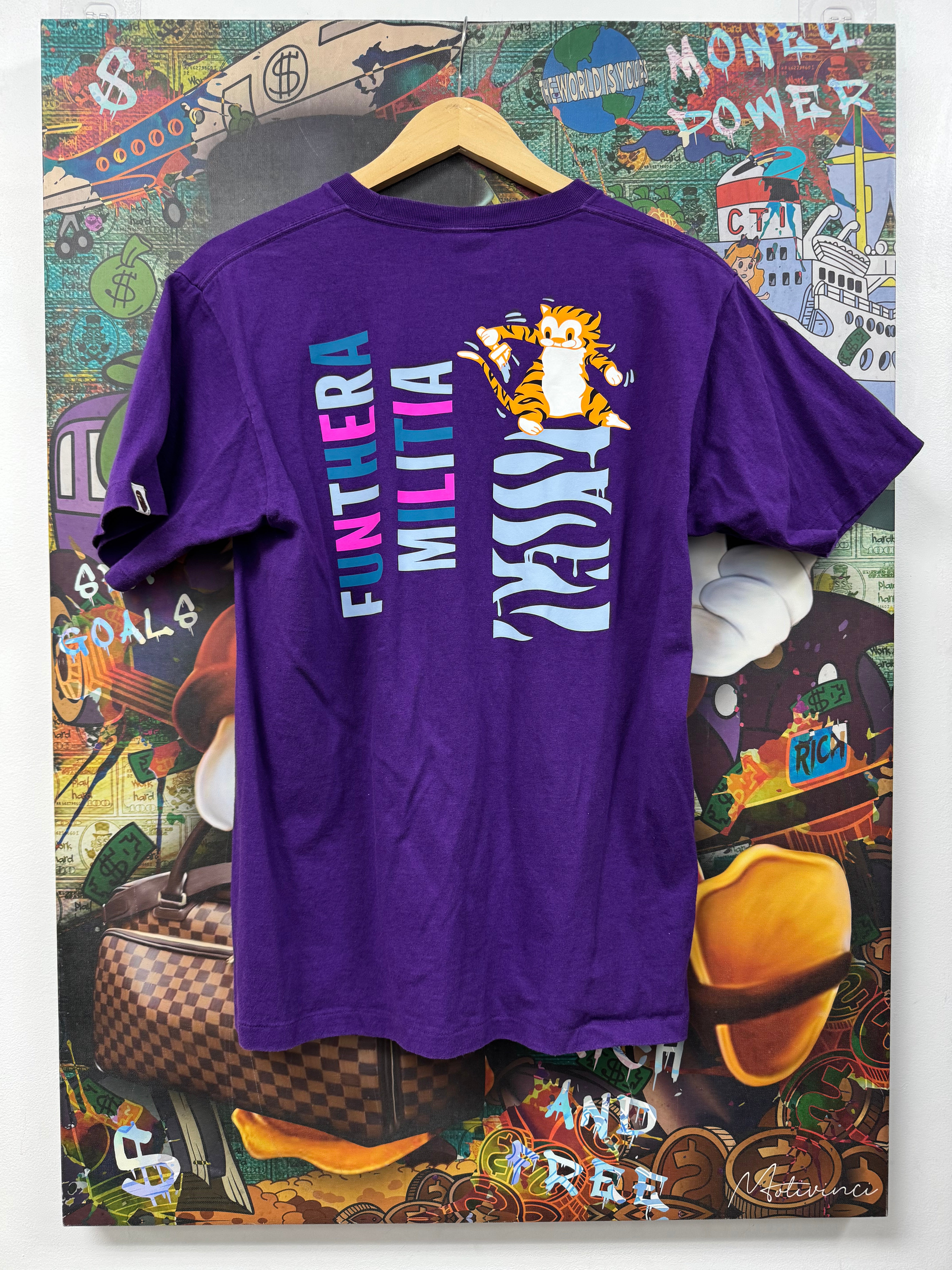 BAPE Purple Blue Tiger Tee