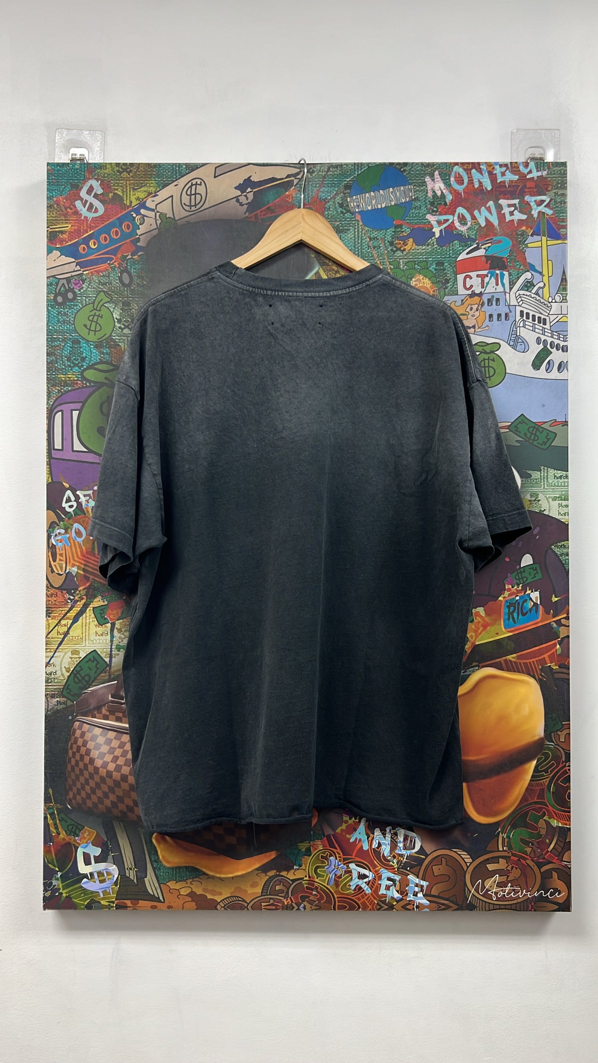 Satoshi Nakamoto Cropped Studded Logo Luke Tee
