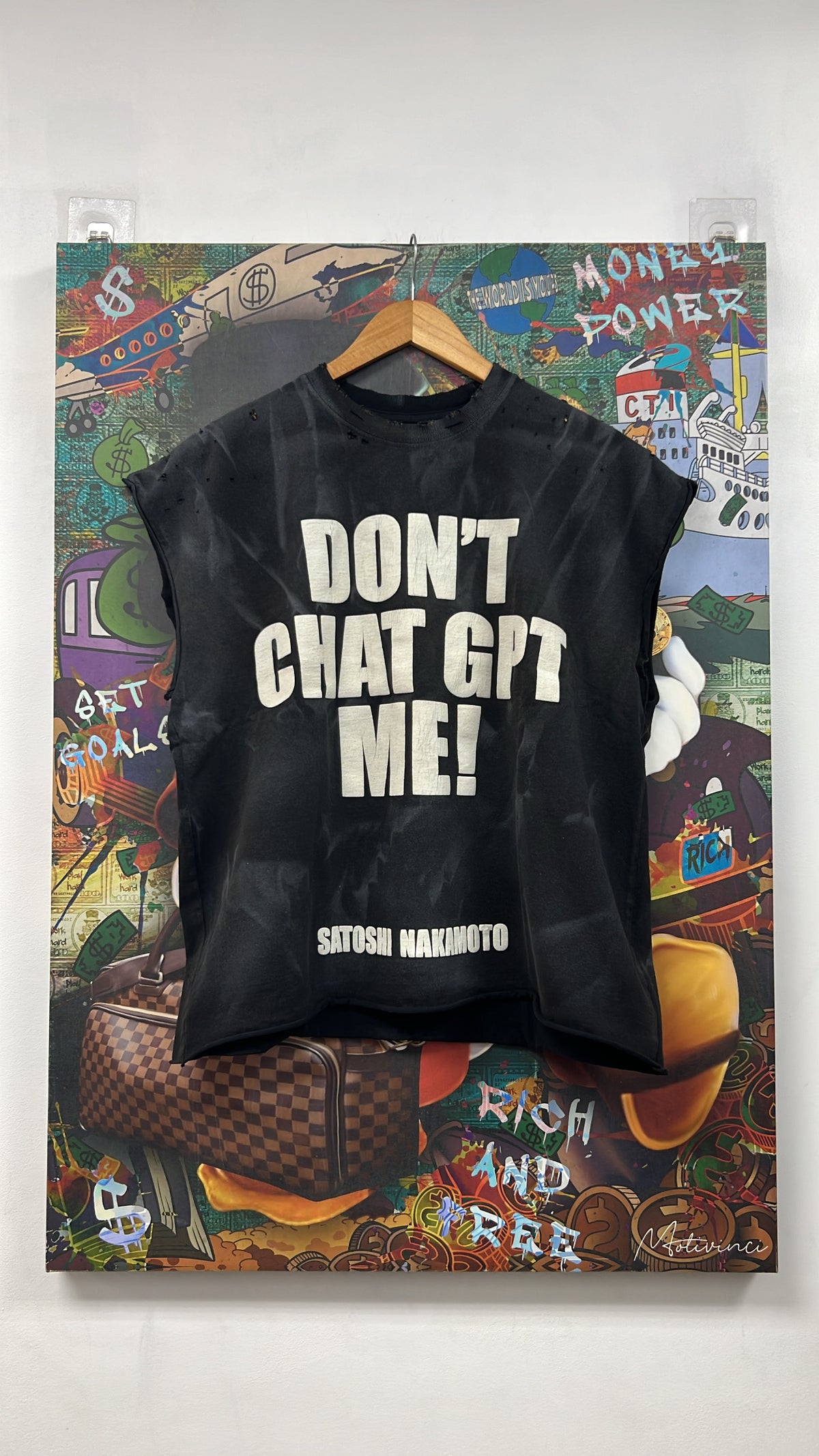 Satoshi Nakamoto Chat GPT Sleeveless Tee