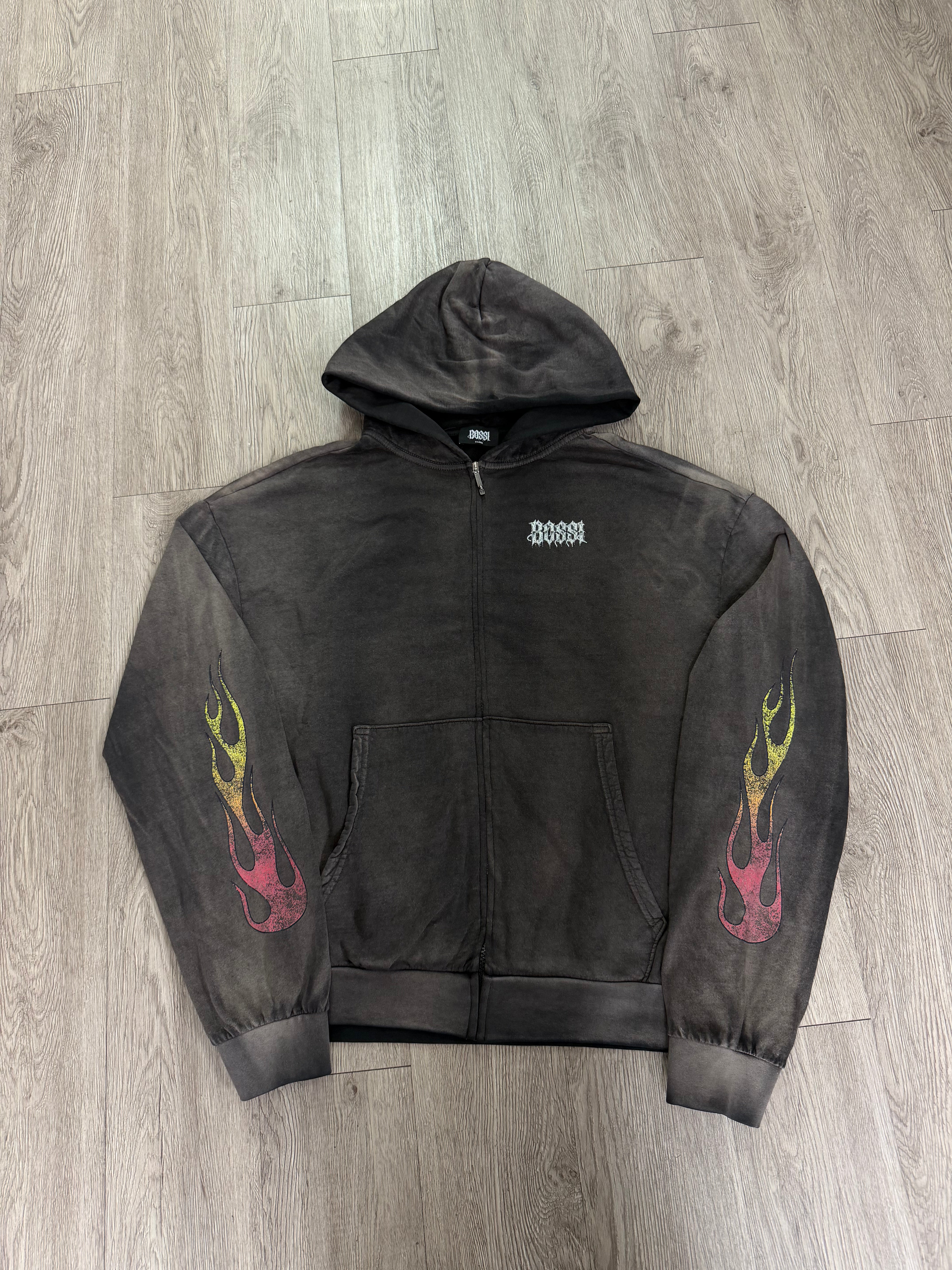 Bossi Black ZIp Hoodie