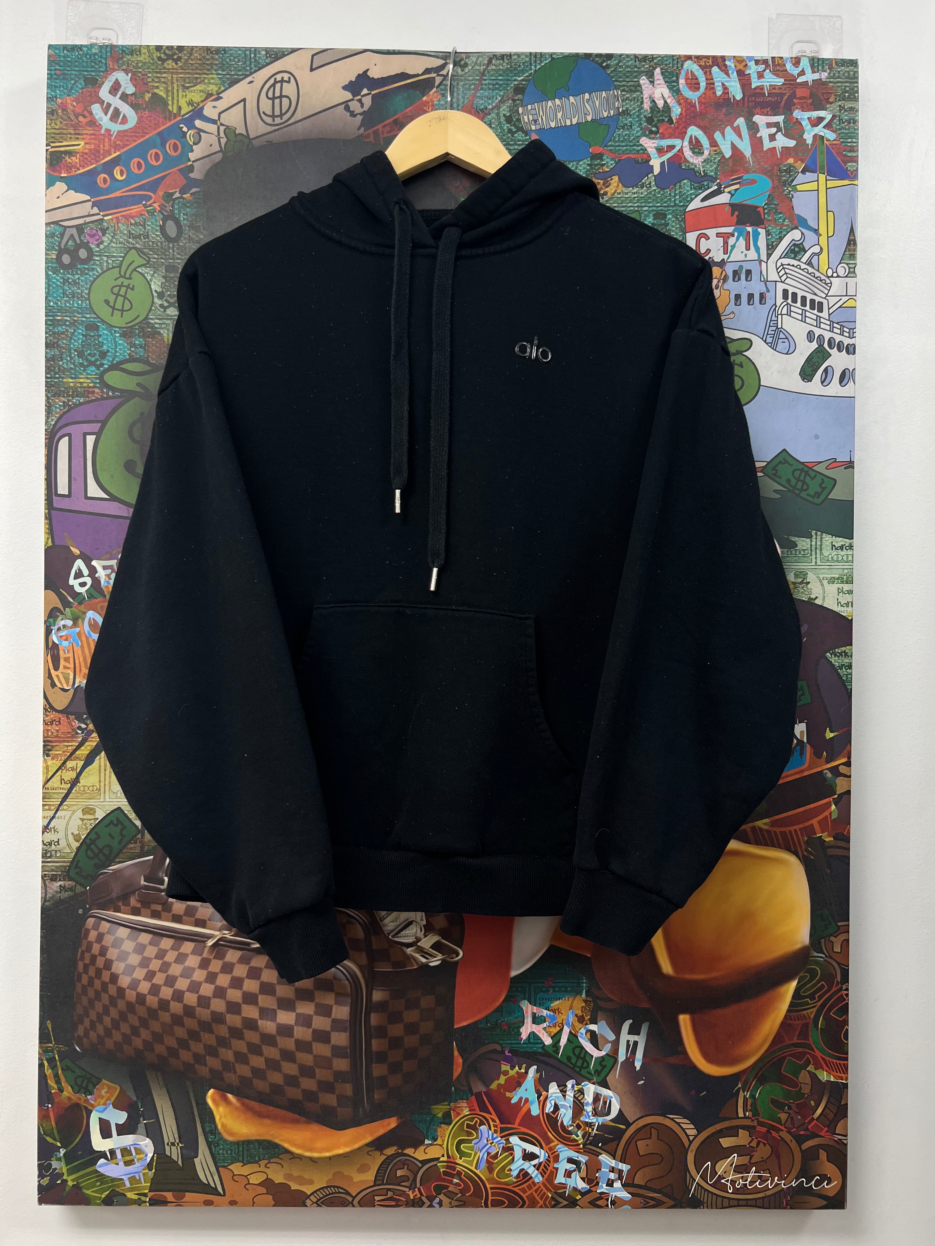 Alo Black Accolade Hoodie