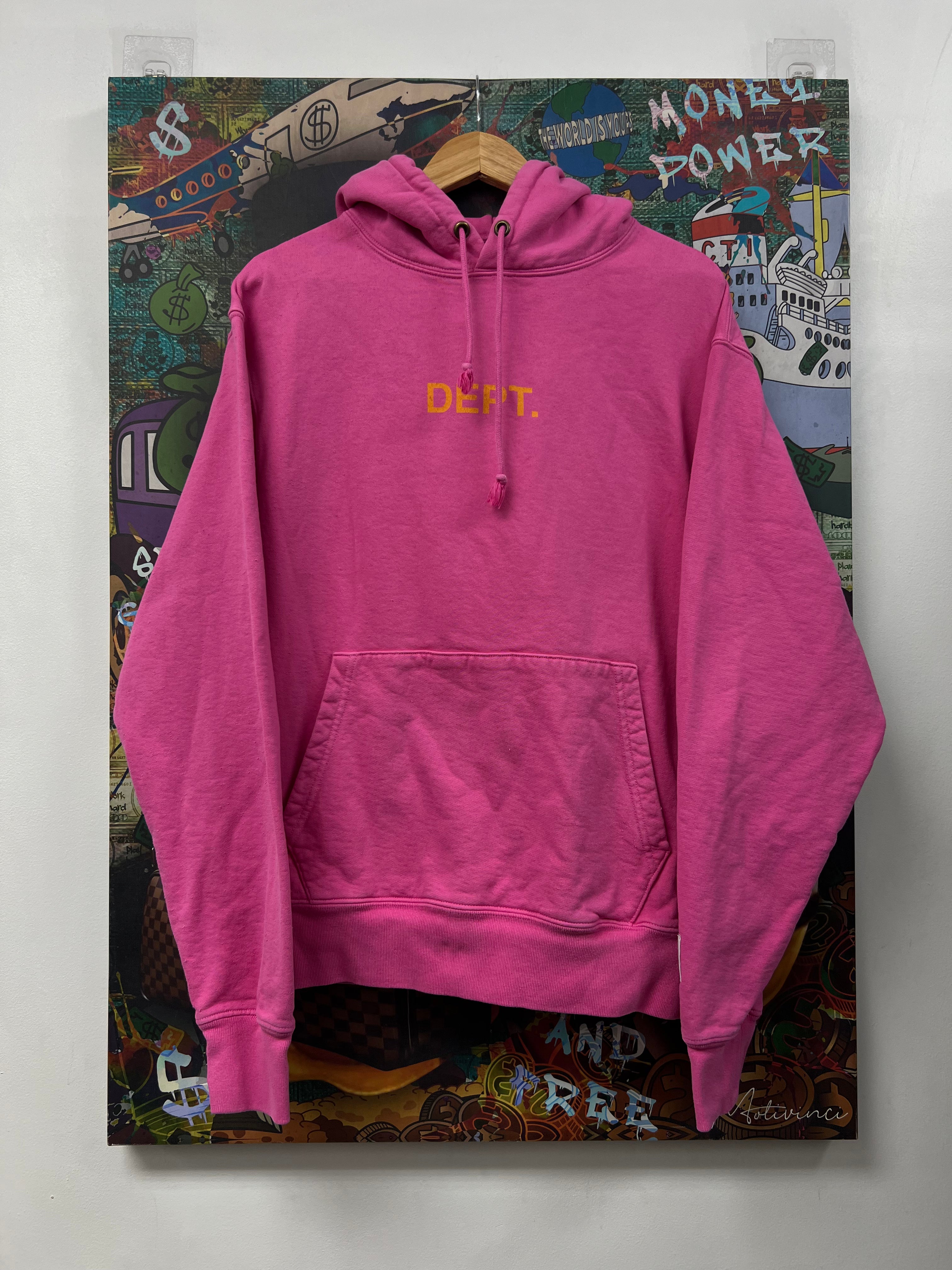 Gallery Dept Pink Orange Hoodie