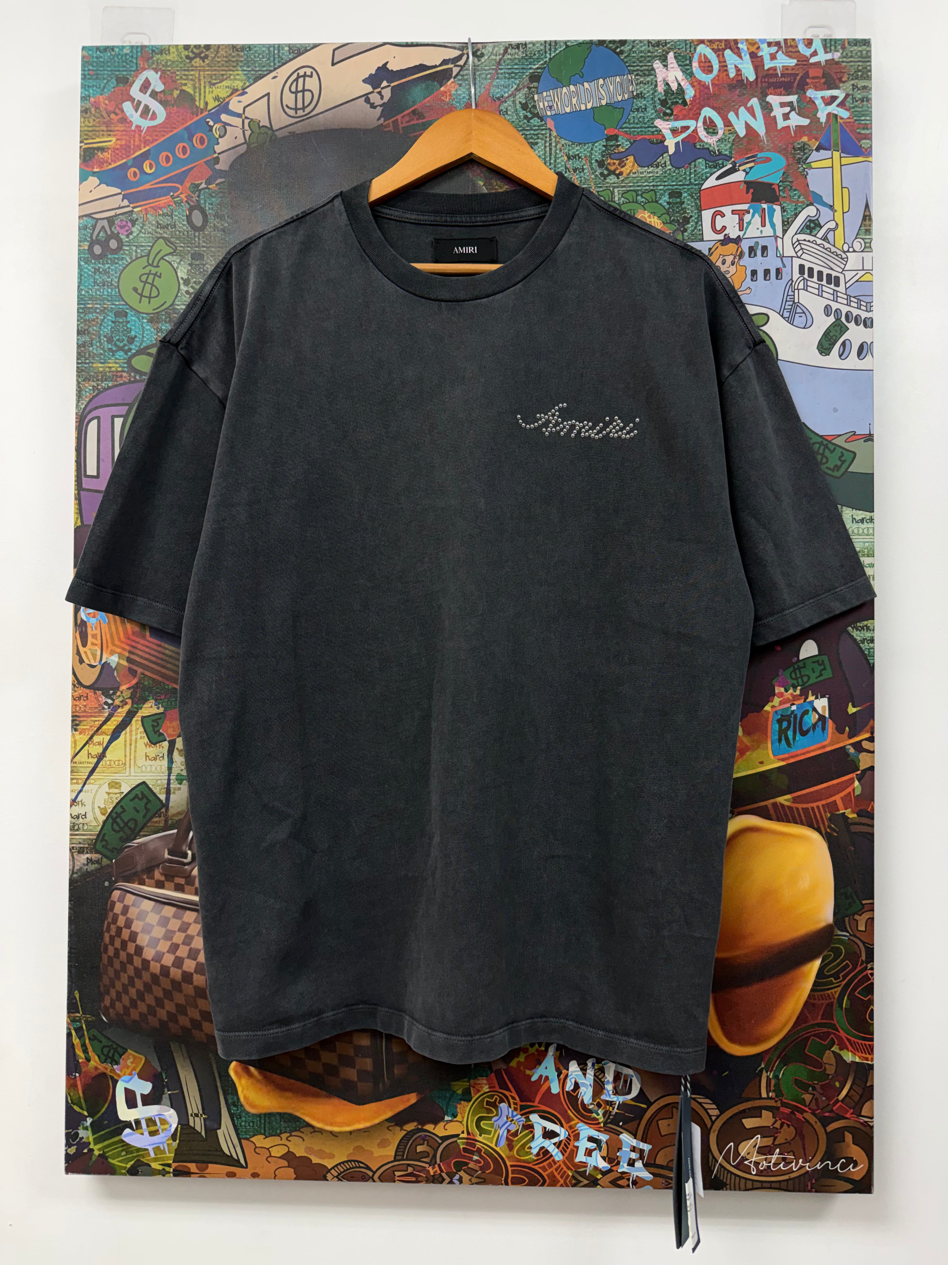 Amiri Stud Logo Oversized Tee