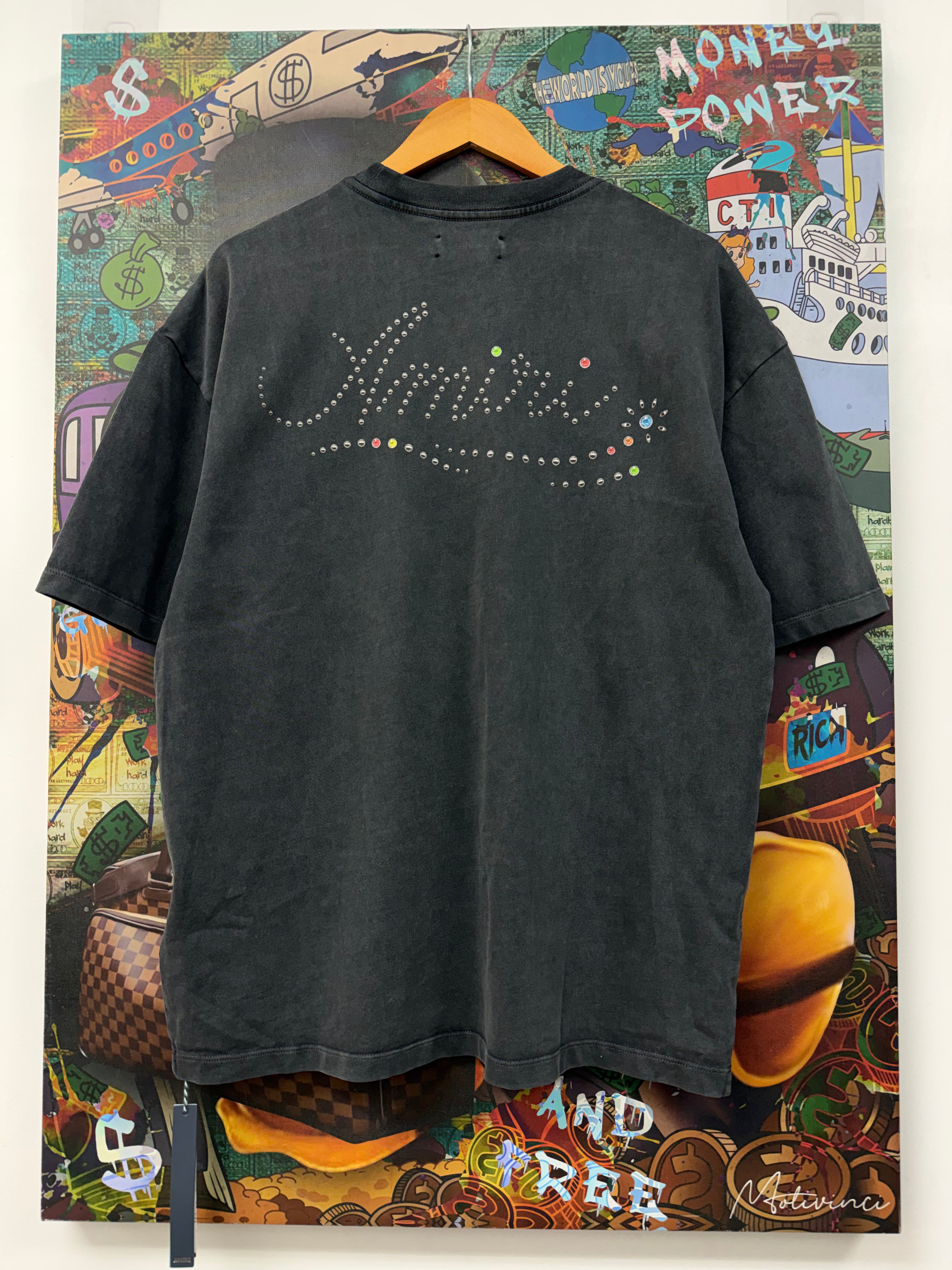 Amiri Stud Logo Oversized Tee