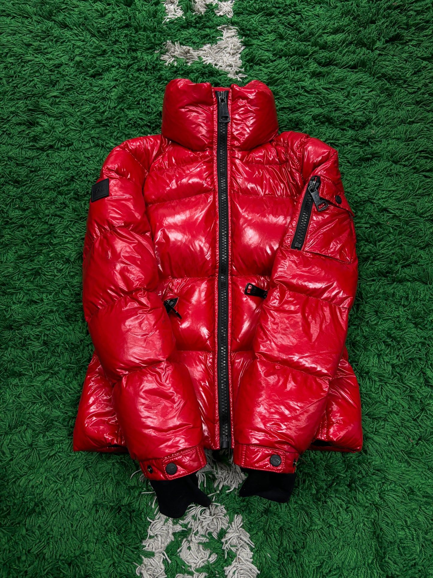 Sam's Female's Bubble Coat Red Used Small