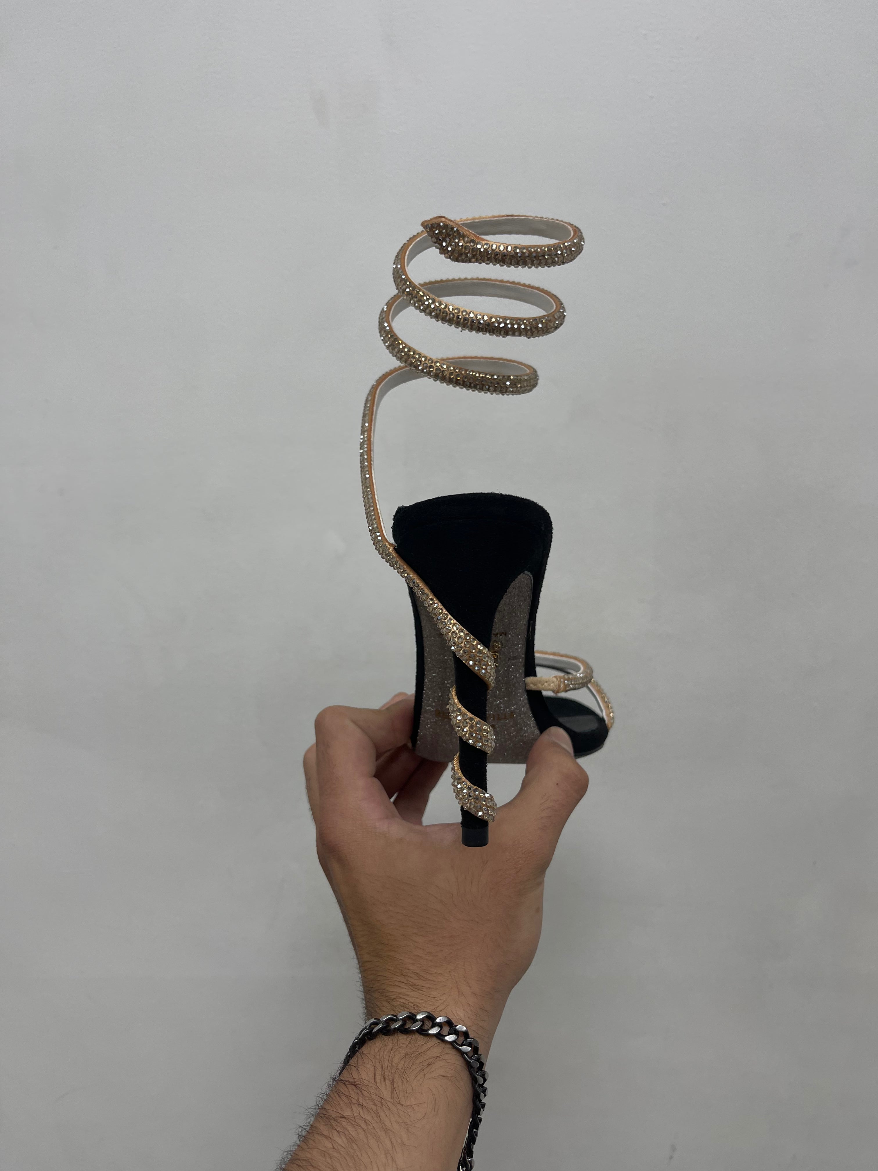 Rene Caovilla Margot Crystal Heels