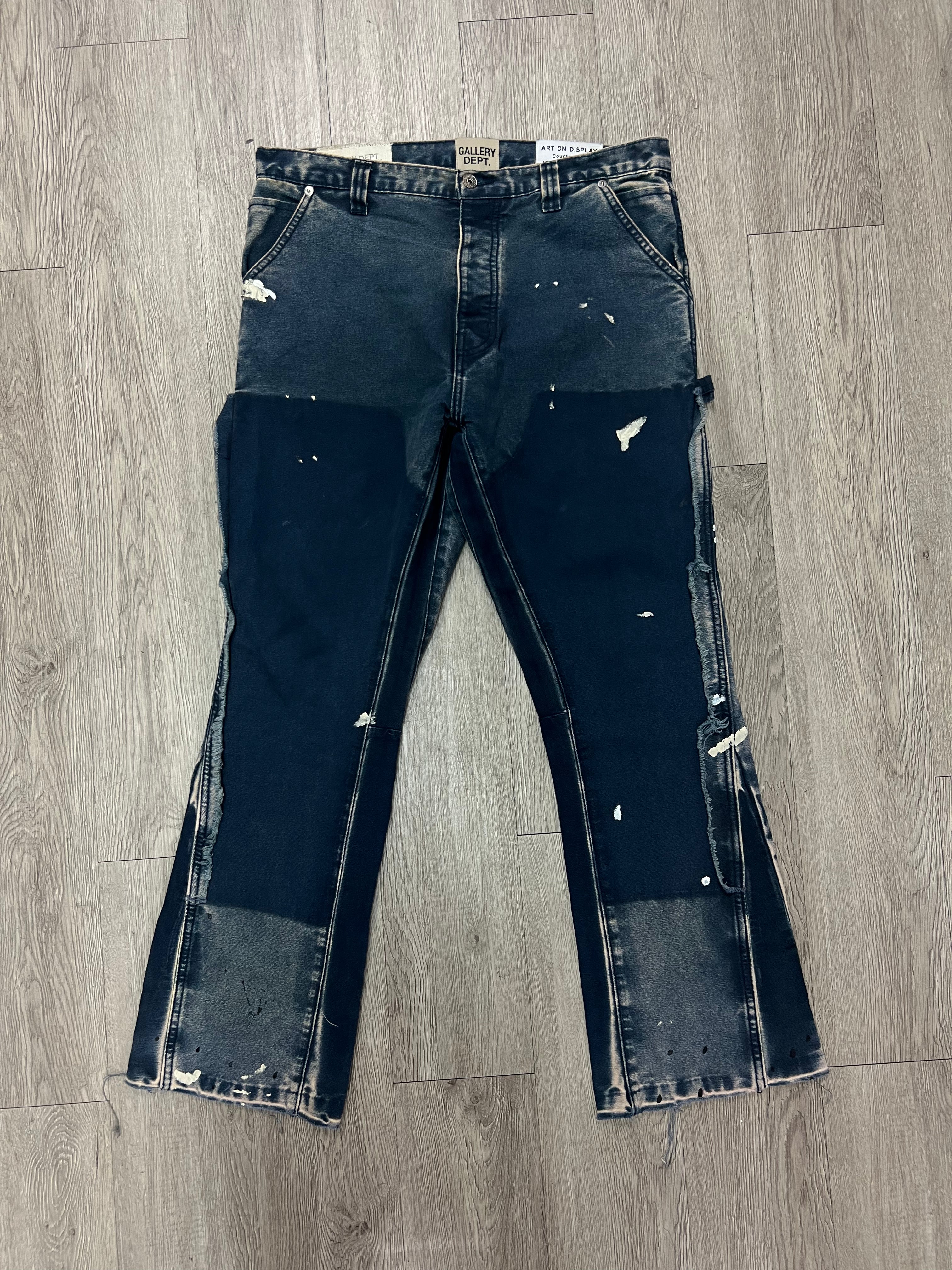 Gallery Dept Navy Flared Jeans