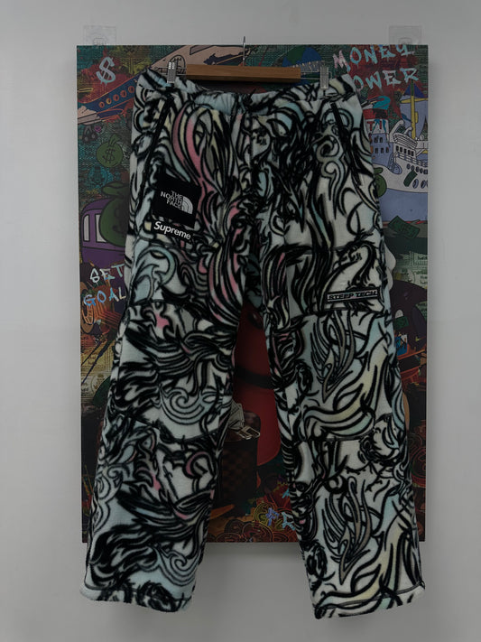 Supreme North Face Fleece Pants Multi Used Large With Tags (Sample)