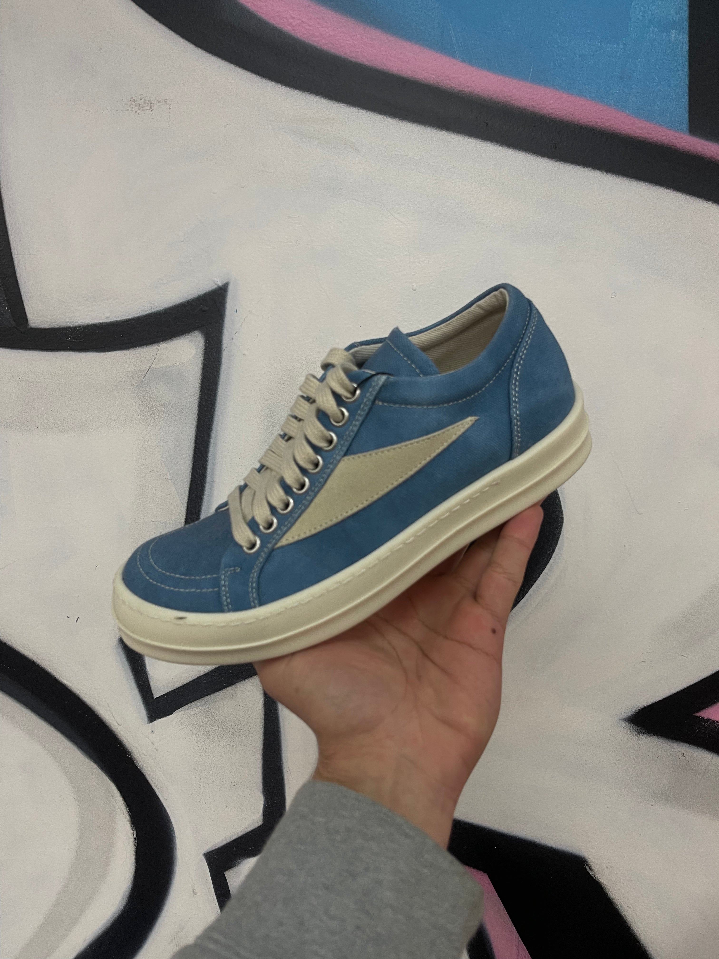 Rick Owens Vintage Low Toothpaste Sneakers