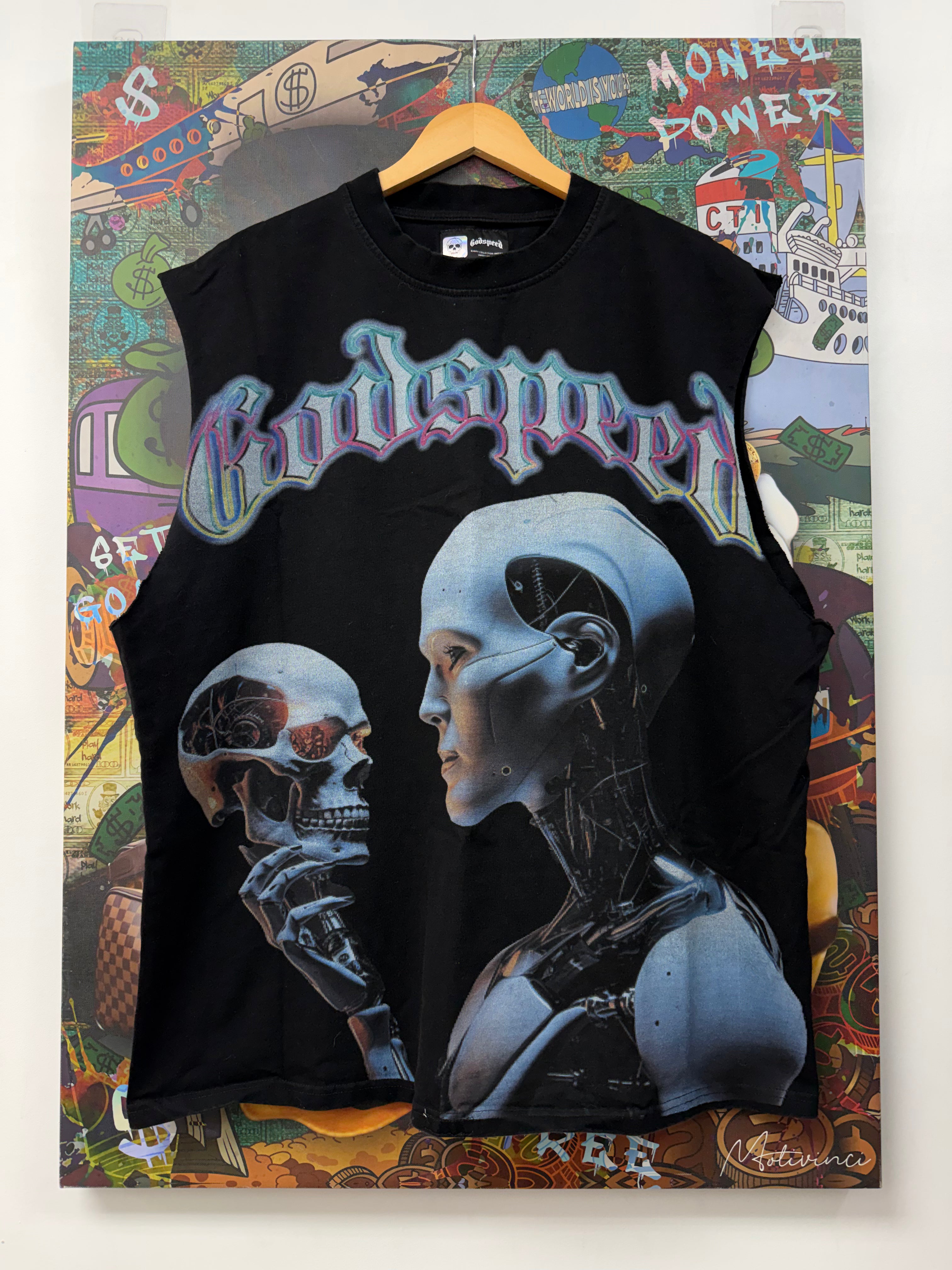 Godspeed Black Mankind Vs Ai Sleeveless Tee