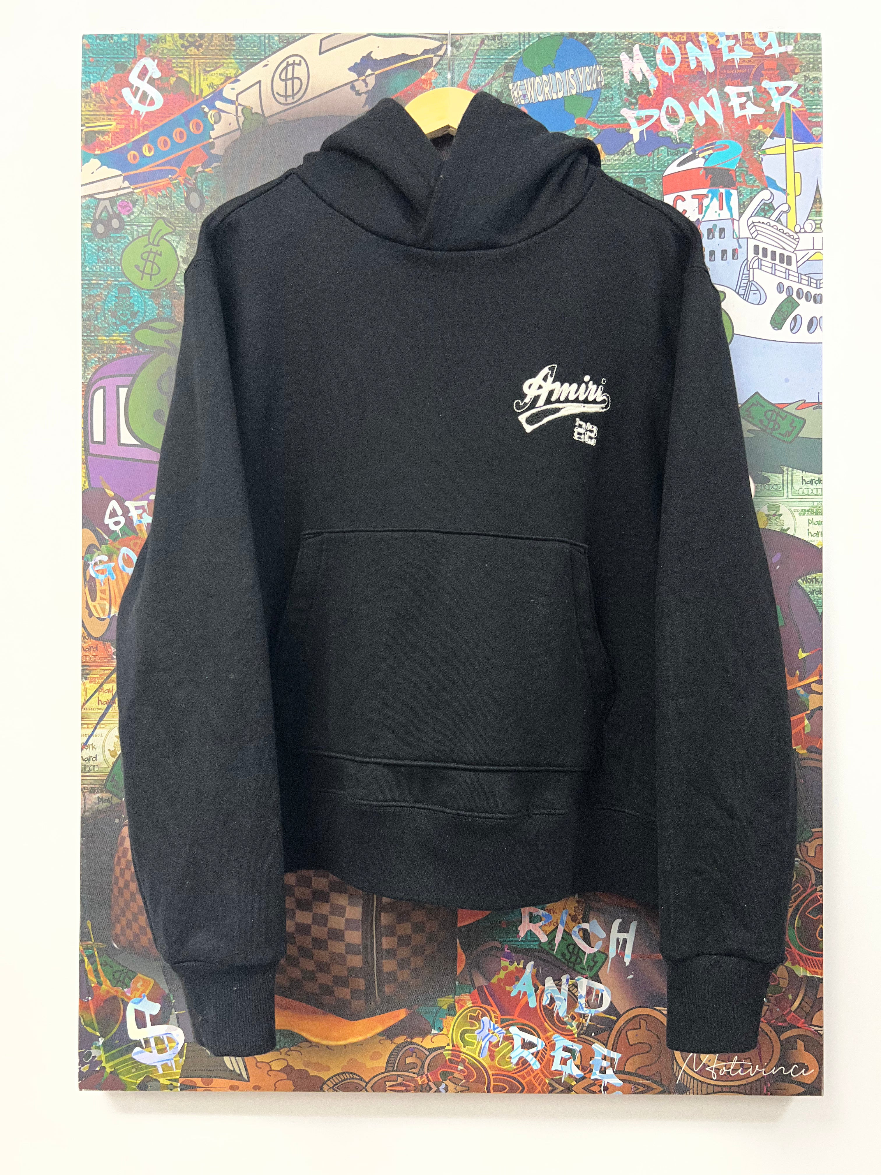 Amiri Black Cream 22 Hoodie