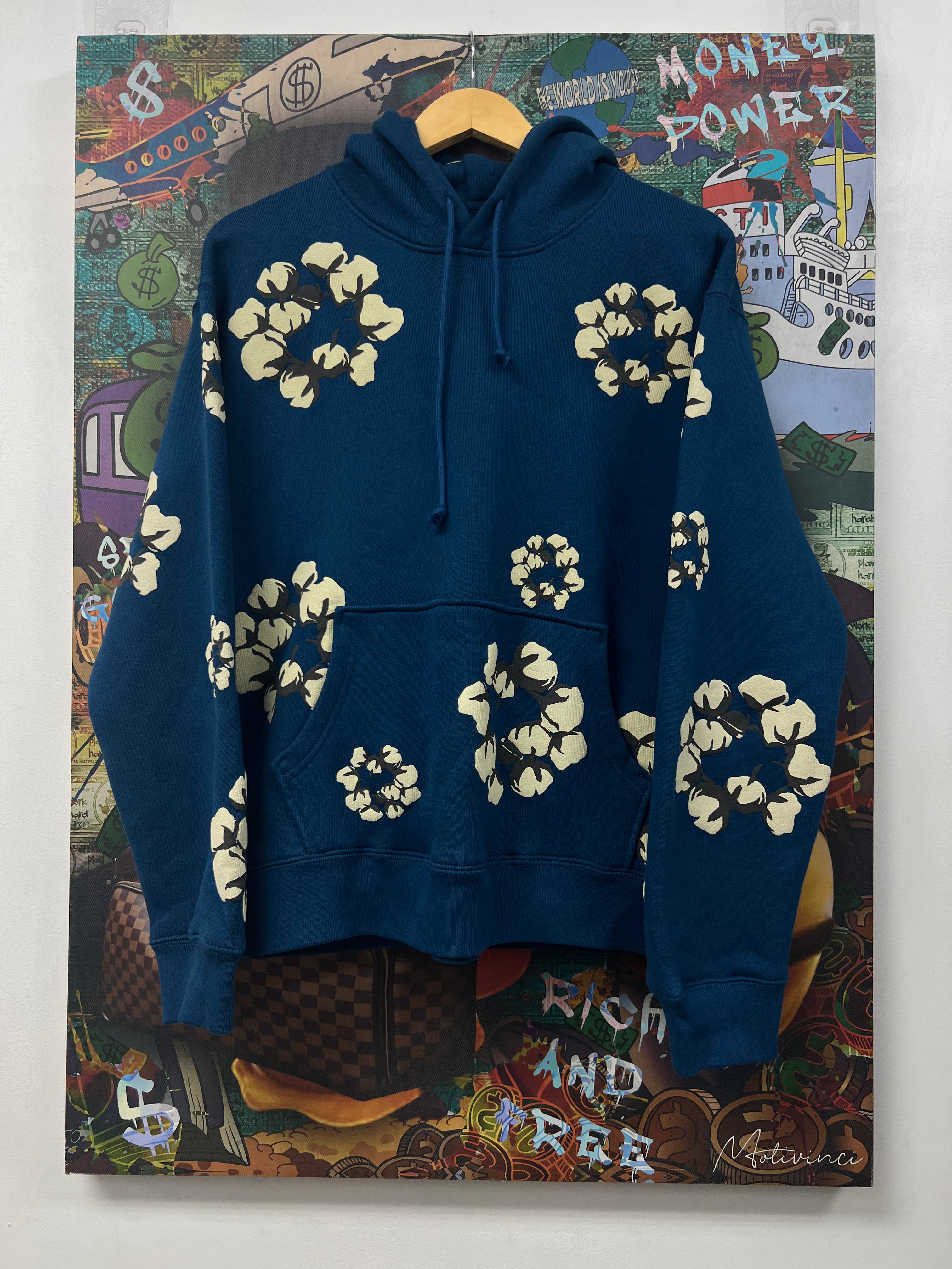 Denim Tears CPFM Blue Hoodie