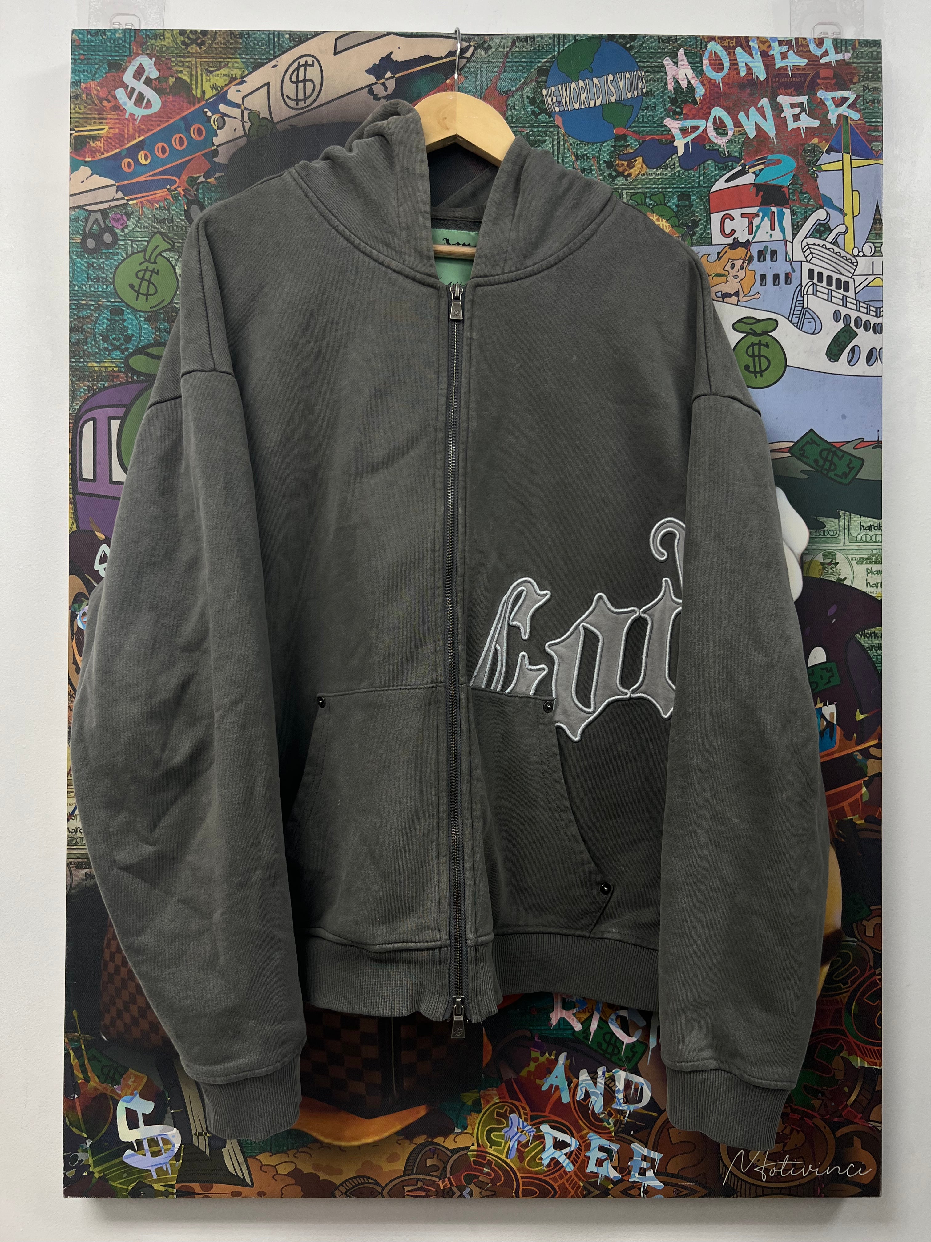 Godspeed Stone Grey Zip Up