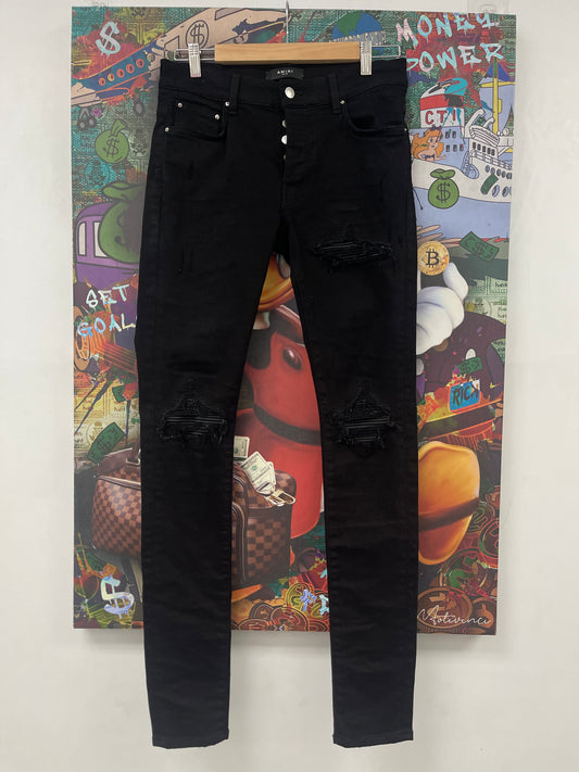 Amiri MX1 Black Black Patch Used 29