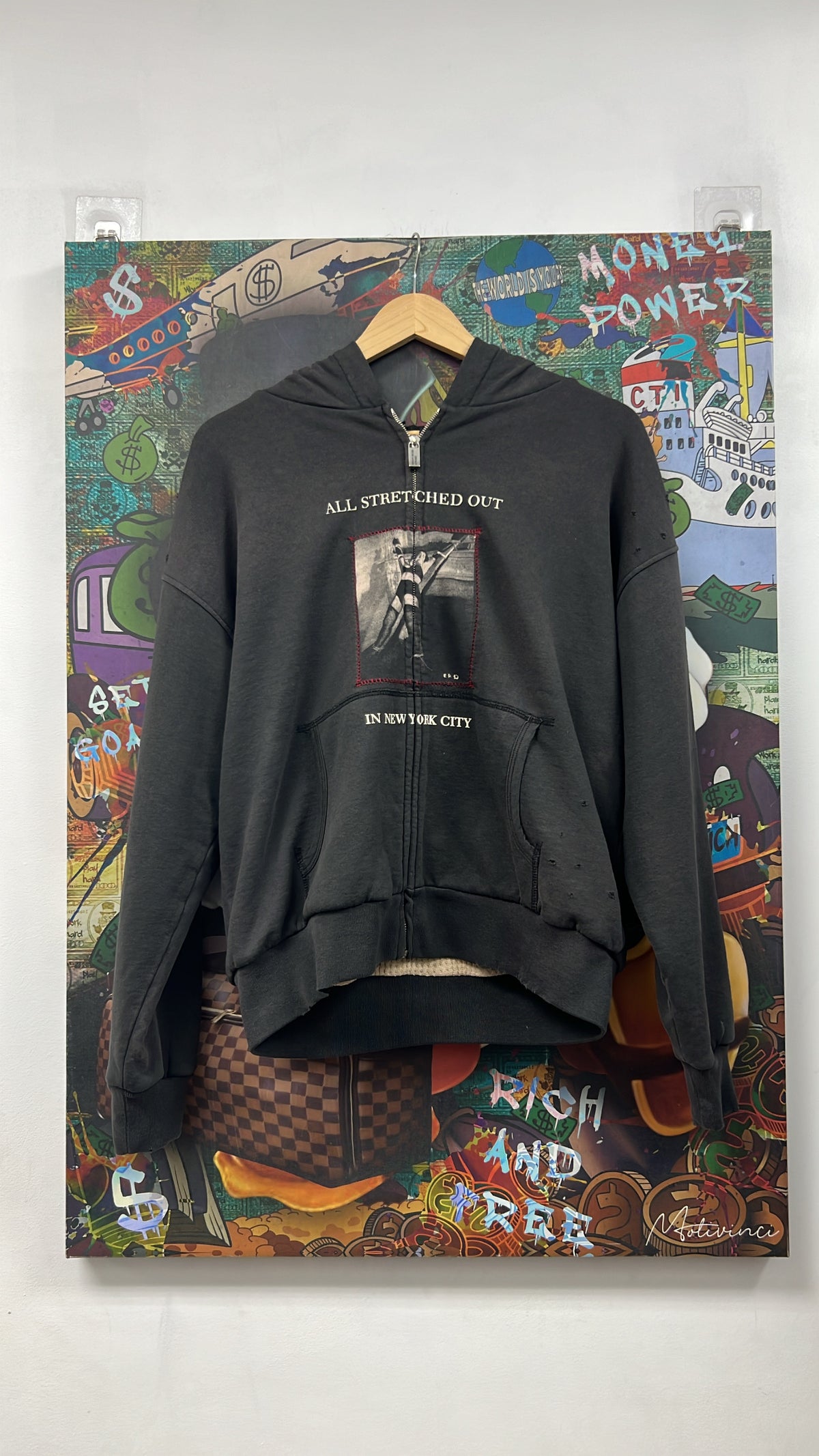 ENFANTS RICHES DÉPRIMÉS Stretched Out Thermal Lined Zip Up