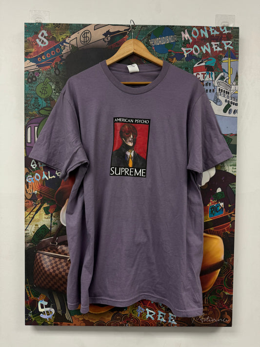 Supreme American Psycho Tee Purple Like New XL N/A