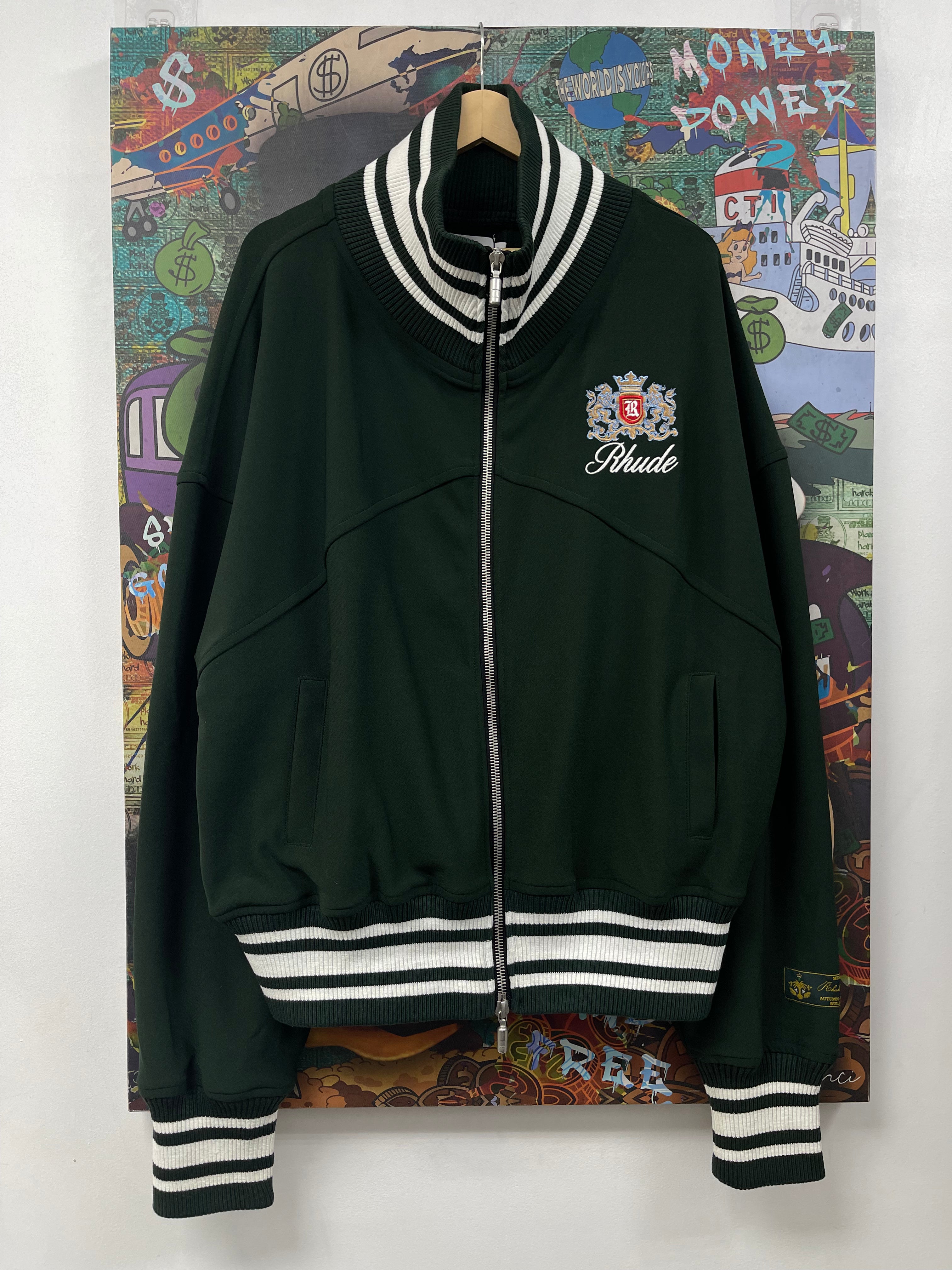 Rhude Green Track Jacket