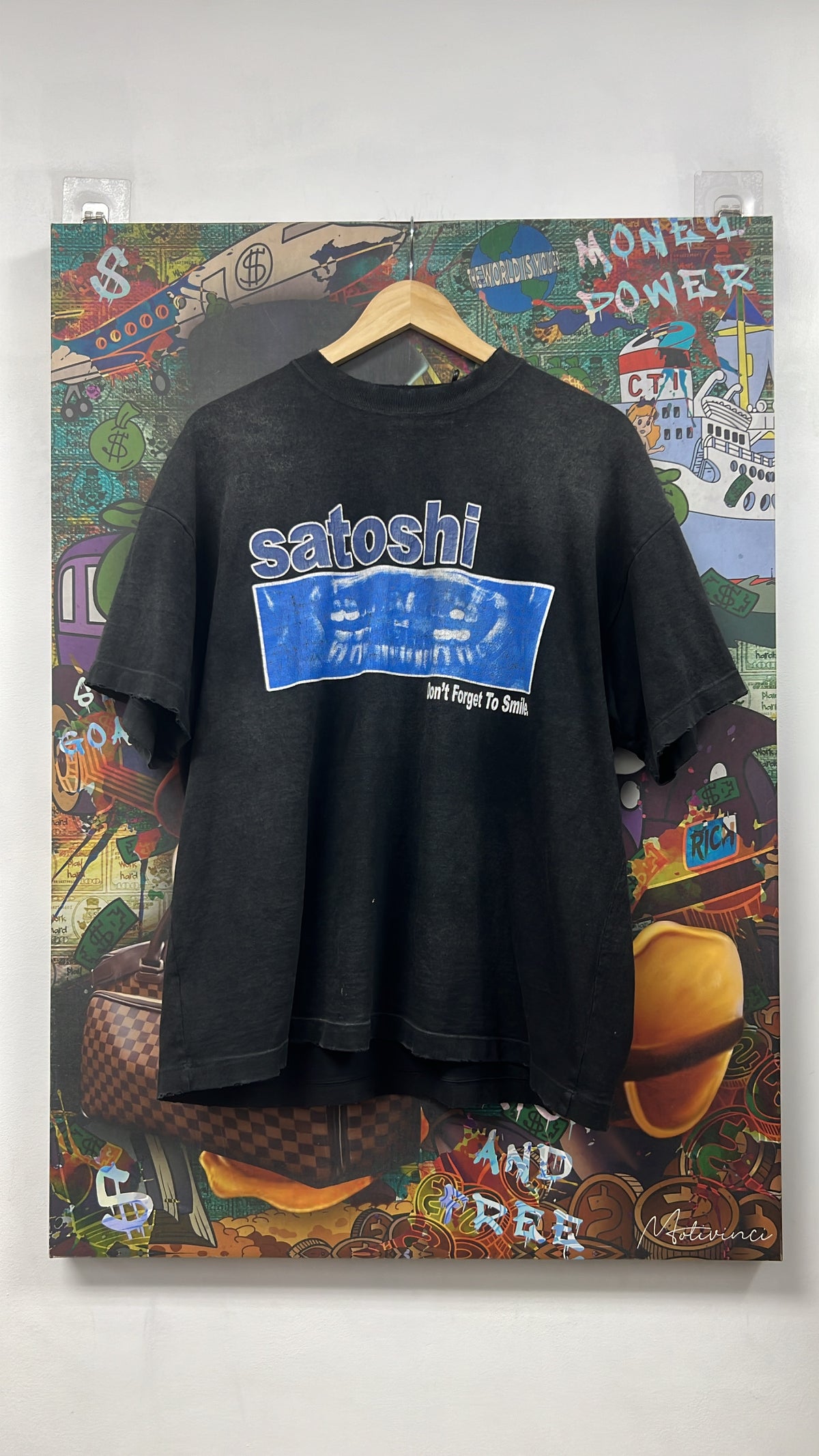 Satoshi Nakamoto Don't Forget To Smile Tee