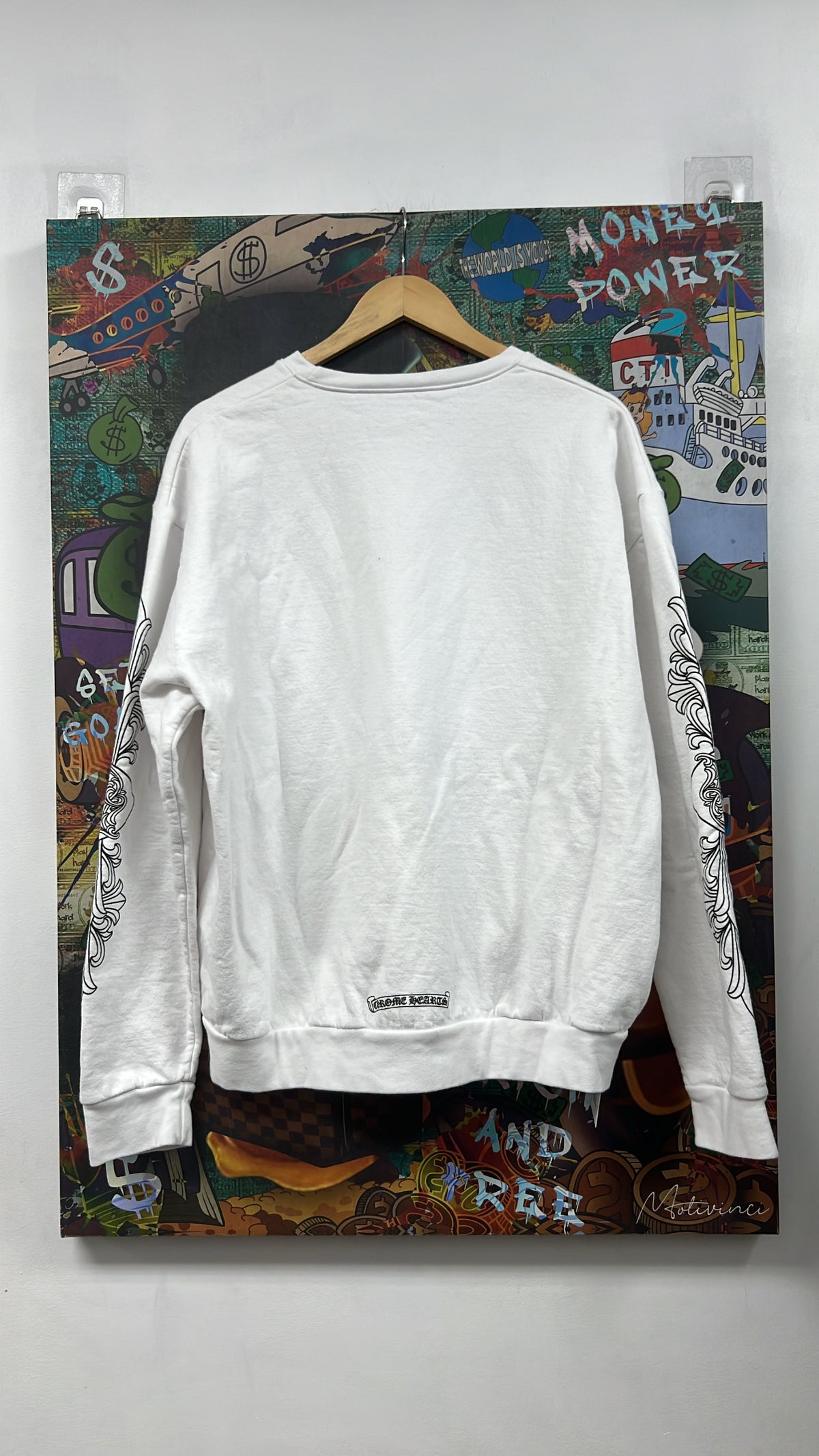 Chrome  Hearts White Love You Crewneck