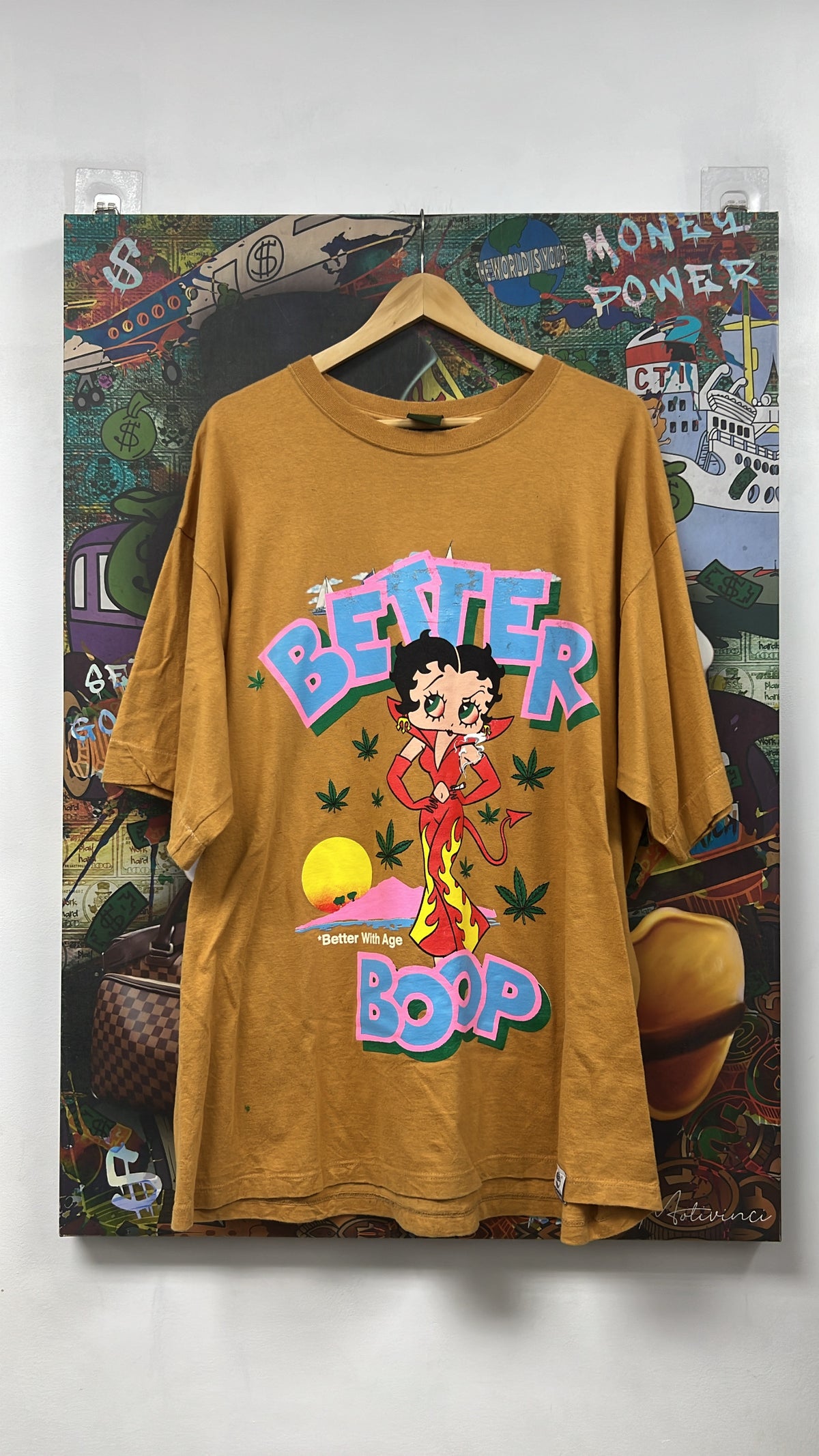 Better With Age Tan Better Boop Tee