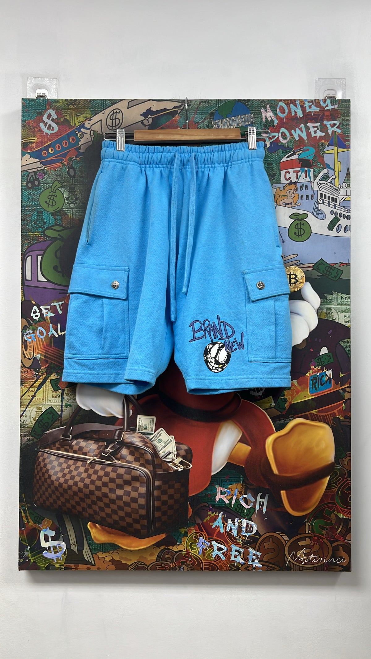 Chrome  Hearts Matty Boy Brand New Cargo Shorts
