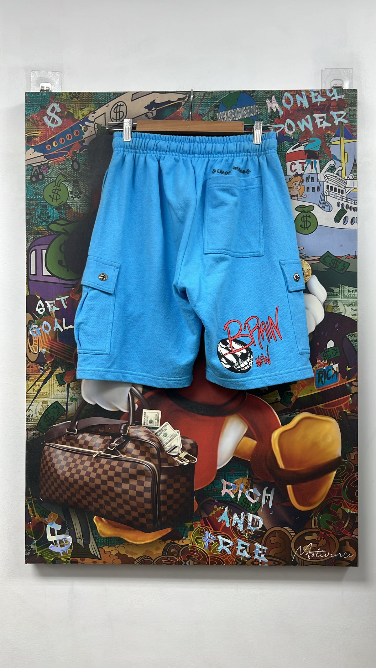 Chrome  Hearts Matty Boy Brand New Cargo Shorts