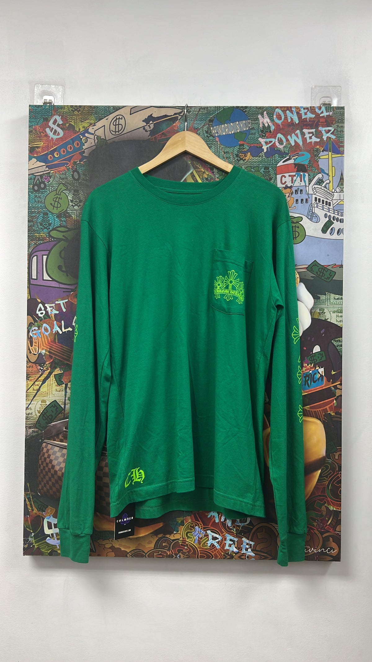 Chrome Hearts Miami Art Basel Green Cemetery Long Sleeve