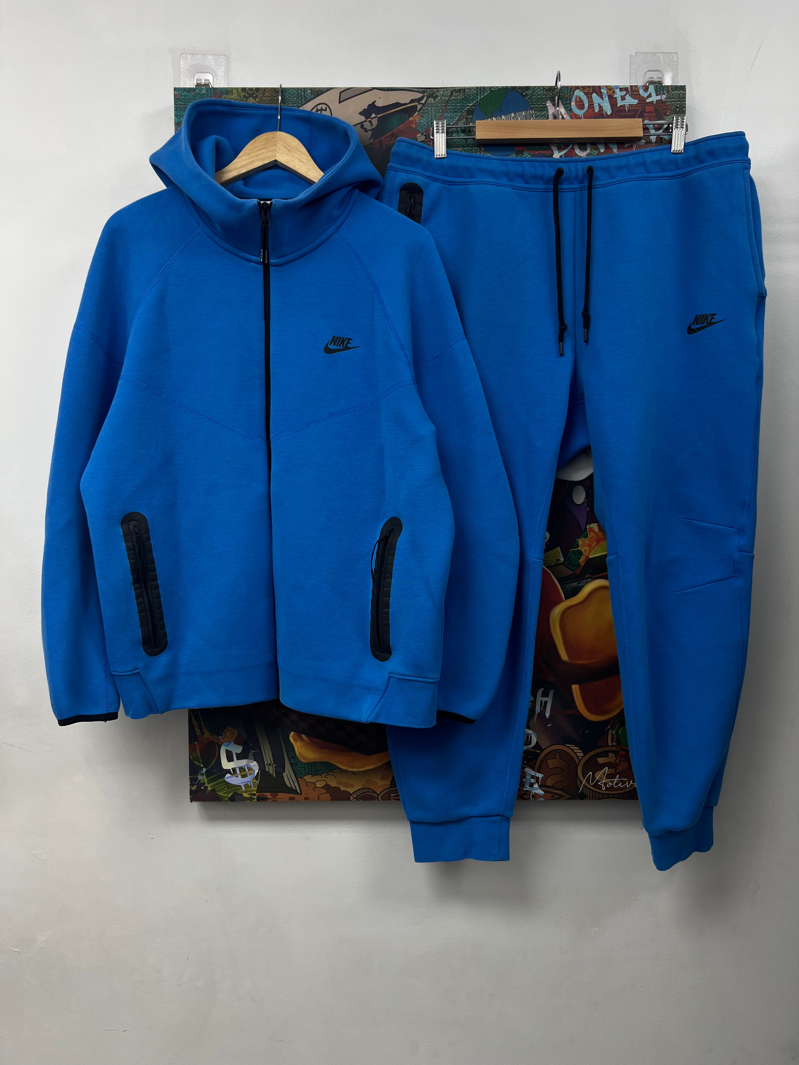 Nike Blue Tech Sweatsuit