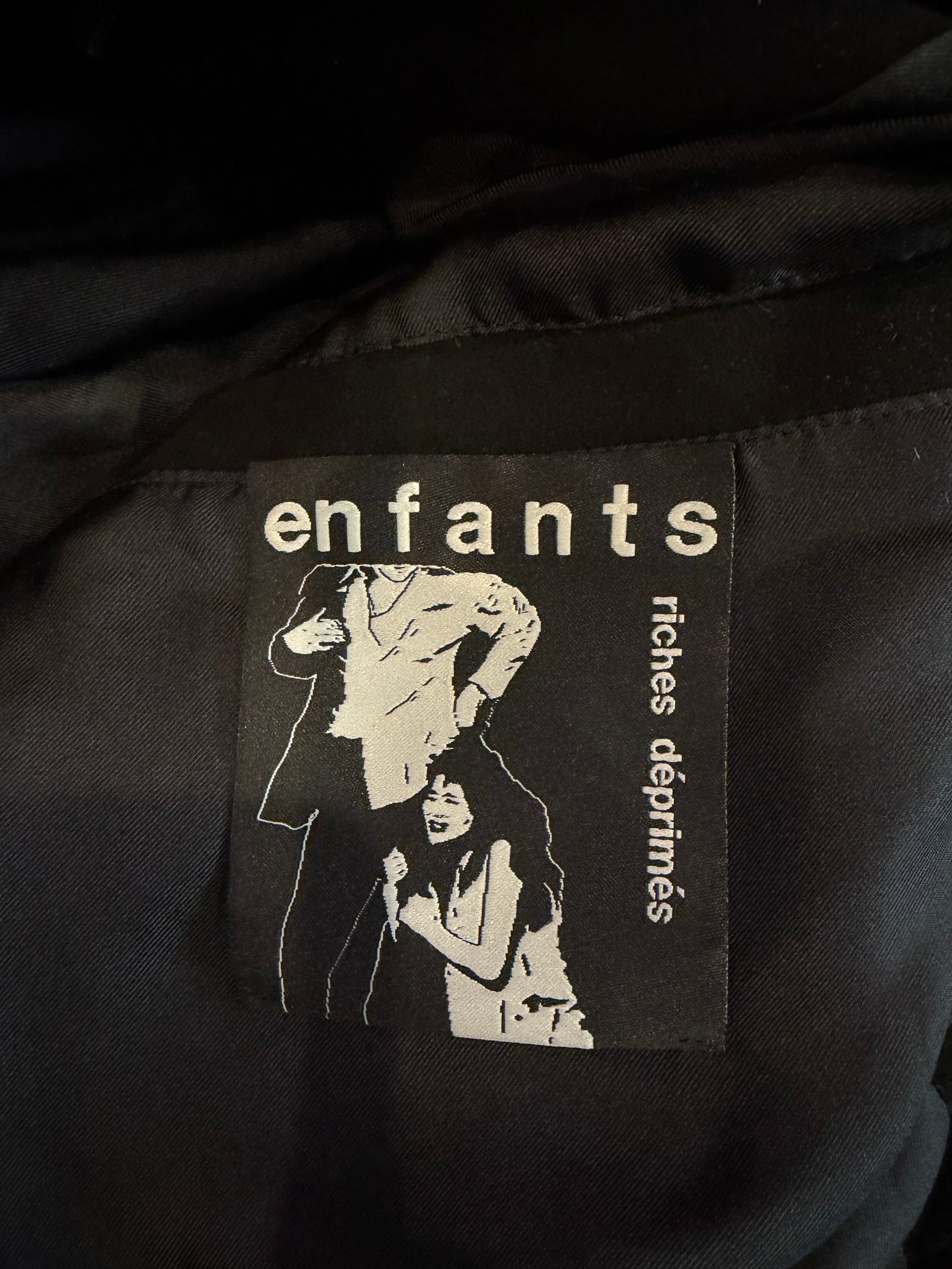 ENFANTS RICHES DÉPRIMÉS Suede Leather  Western Jacket Jacket