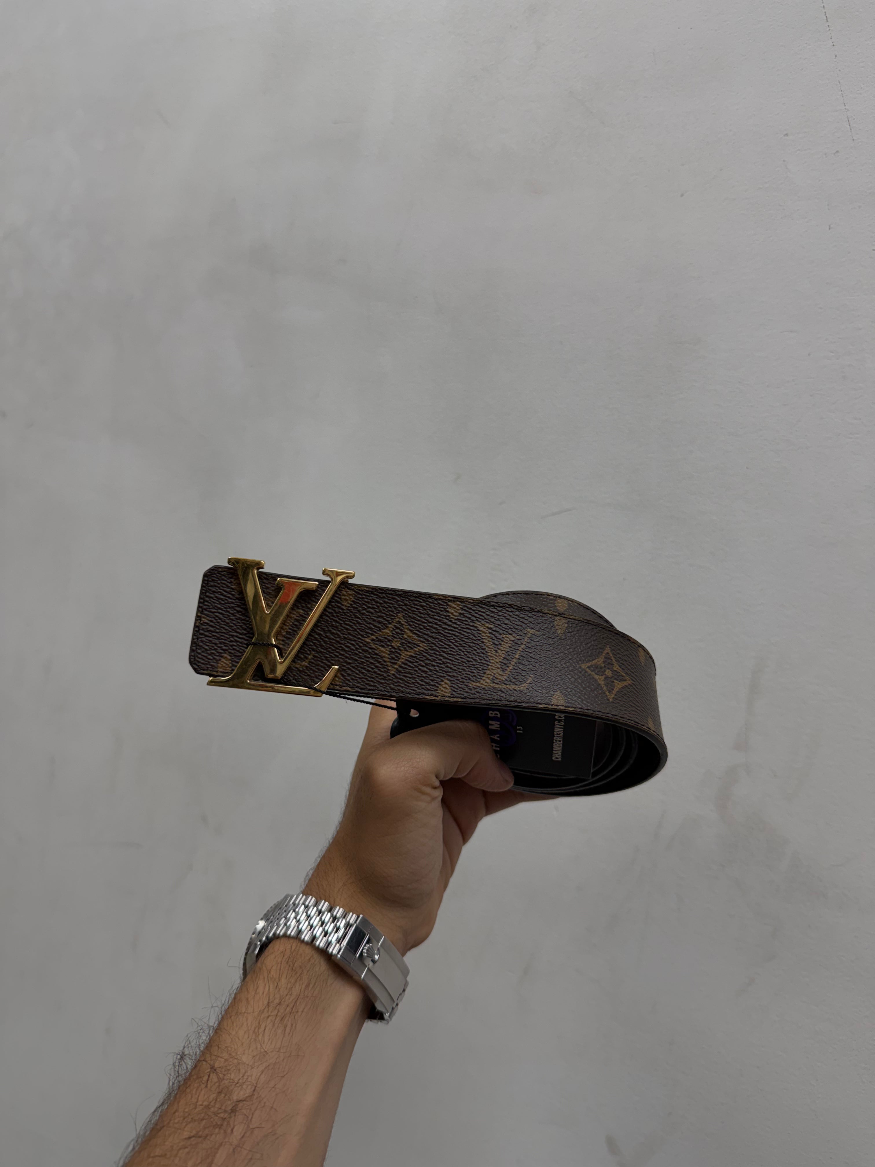 Louis Vuitton Brown Monogram (80-32) Belt