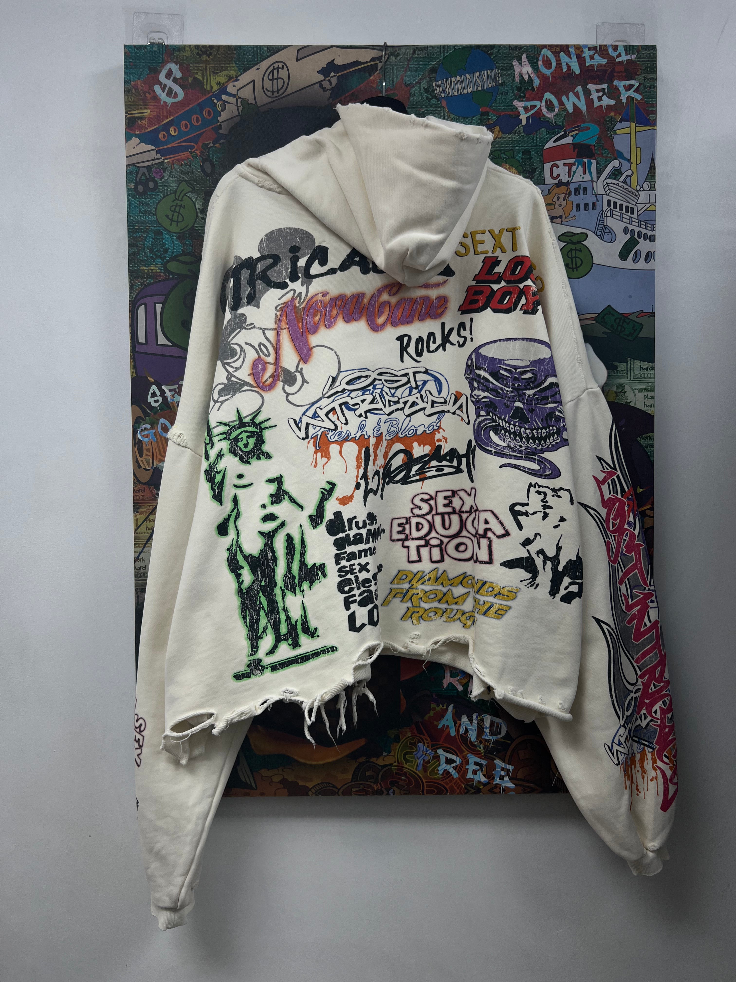 Lost Intricacy Graffiti (Stained) Hoodie