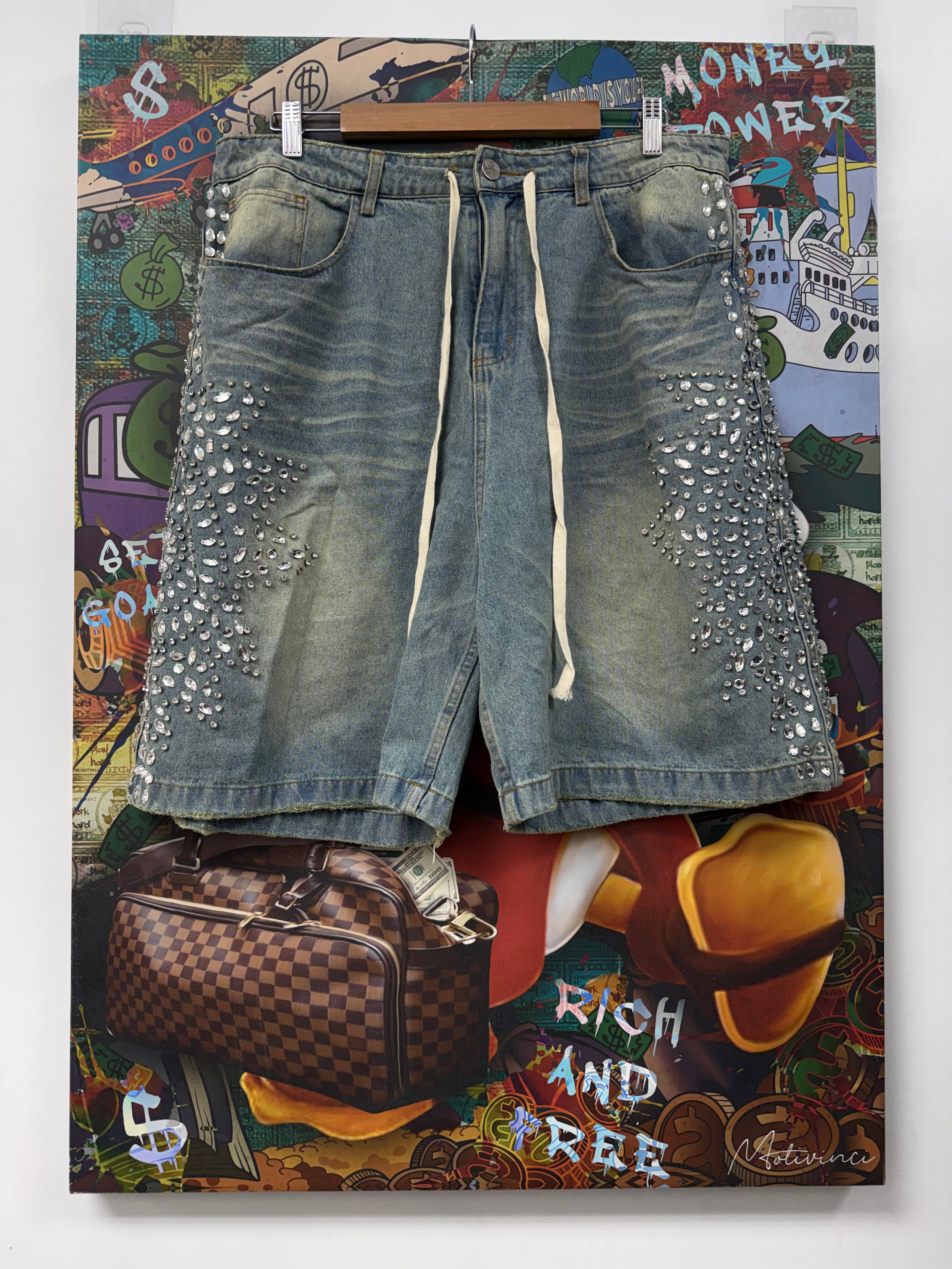 Vale Light Wash Siren Jean Shorts