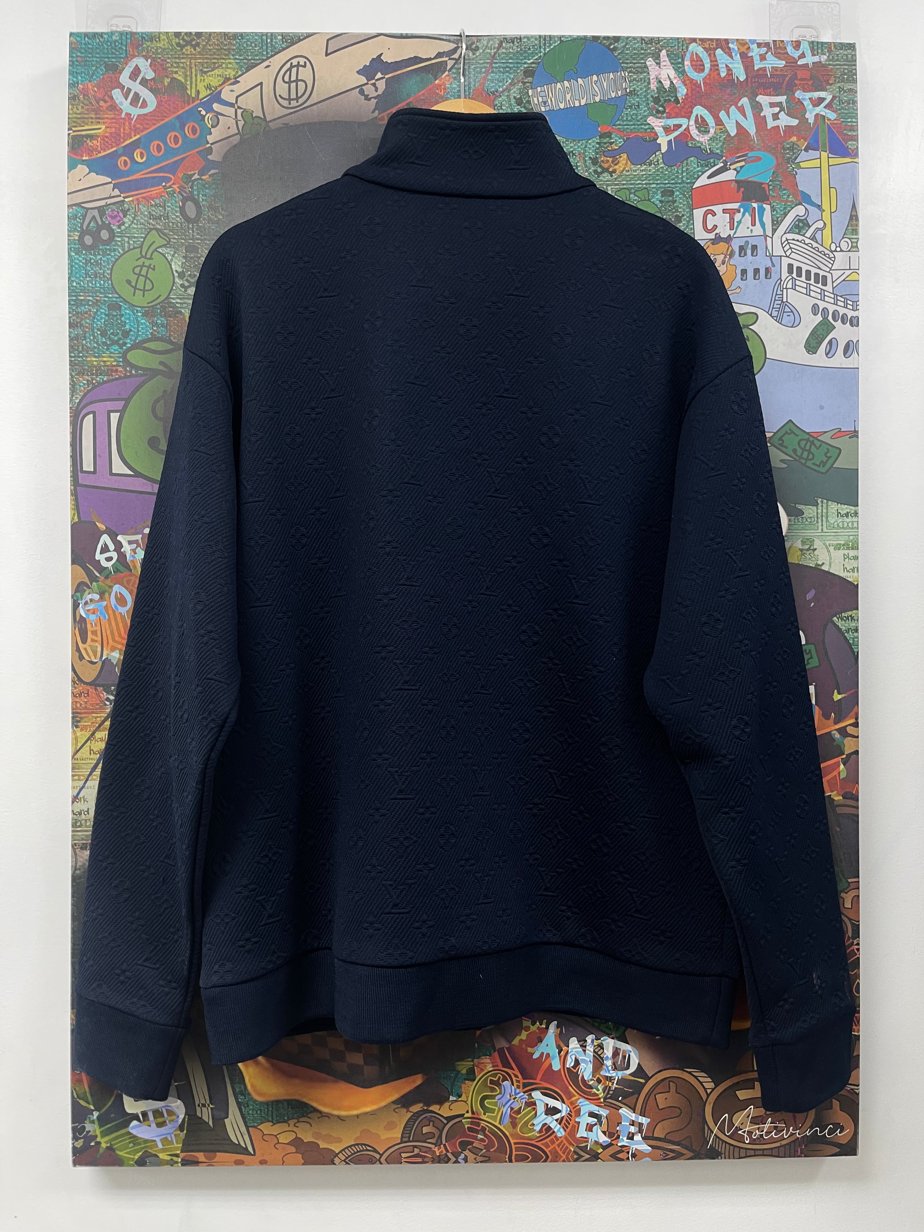 Louis Vuitton Navy Monogram Track Jacket