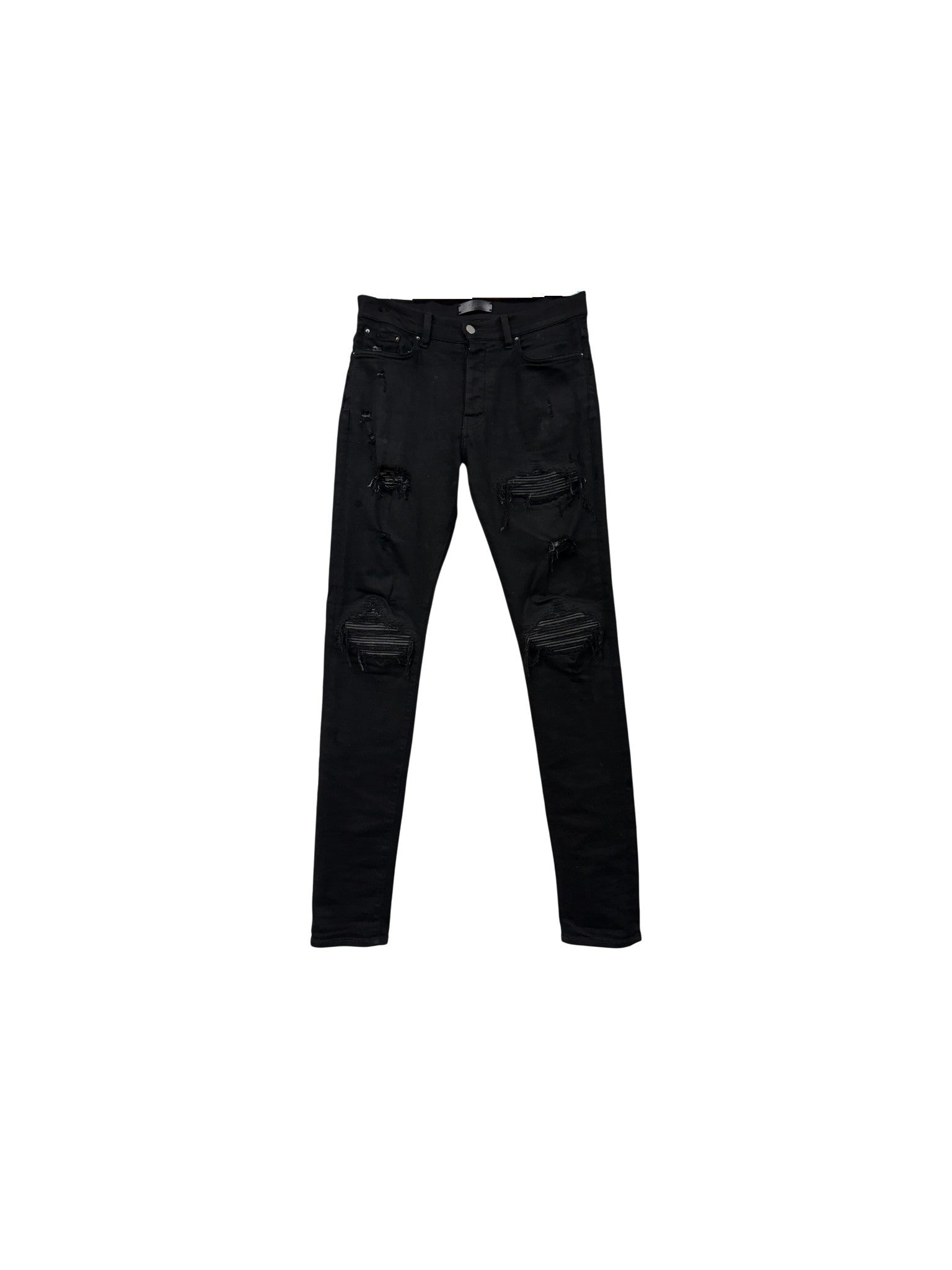 Amiri "Mx1" Patch Black Jeans