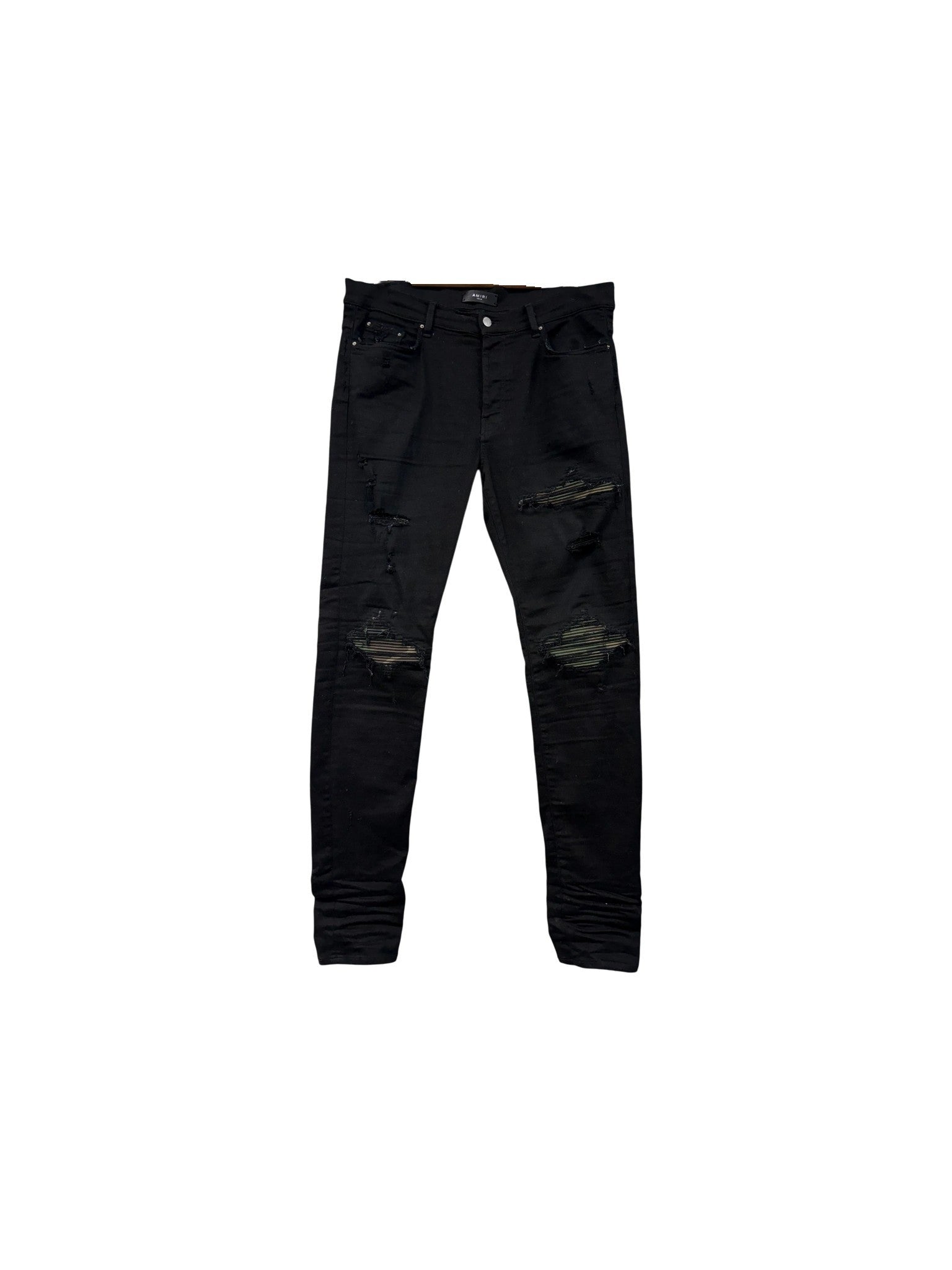 Amiri "Mx1" Camo Black Jeans
