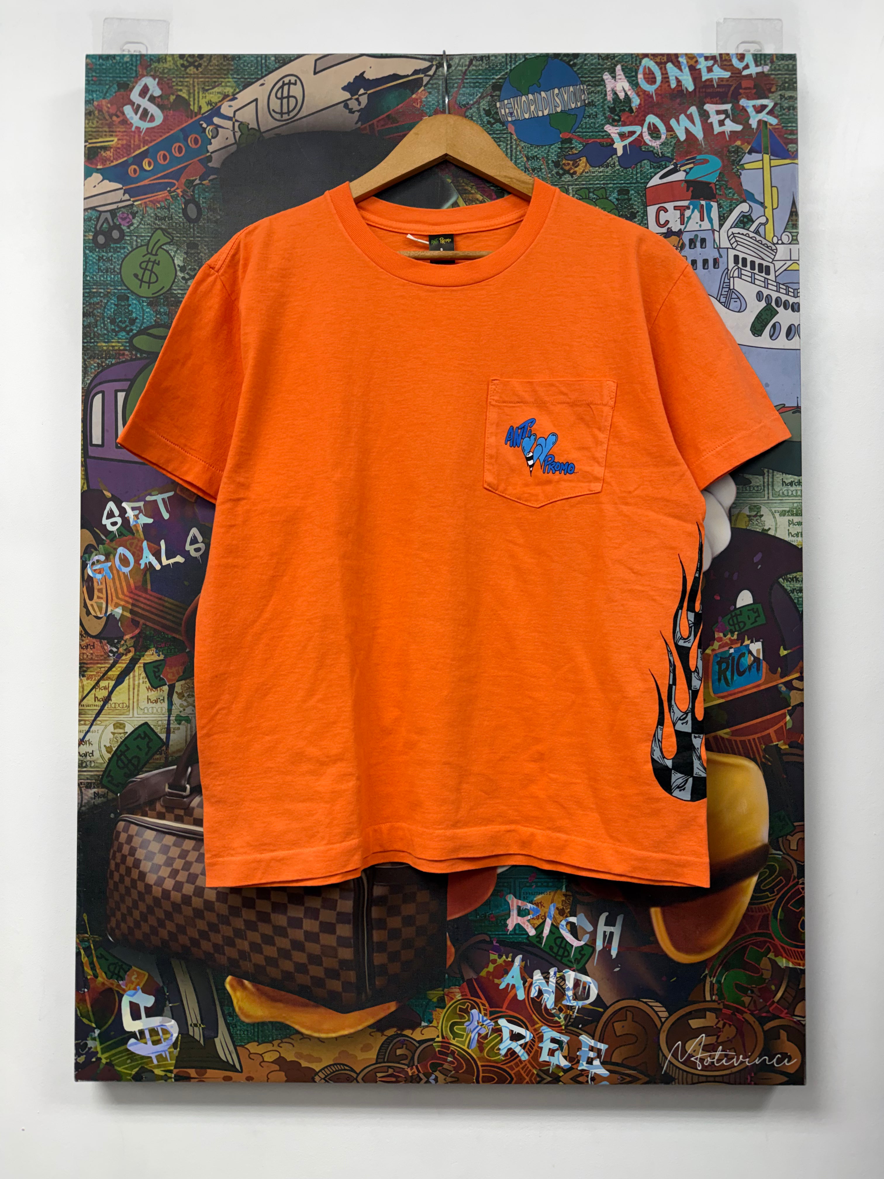 Matty Boy Anti Promo Orange Blue Tee