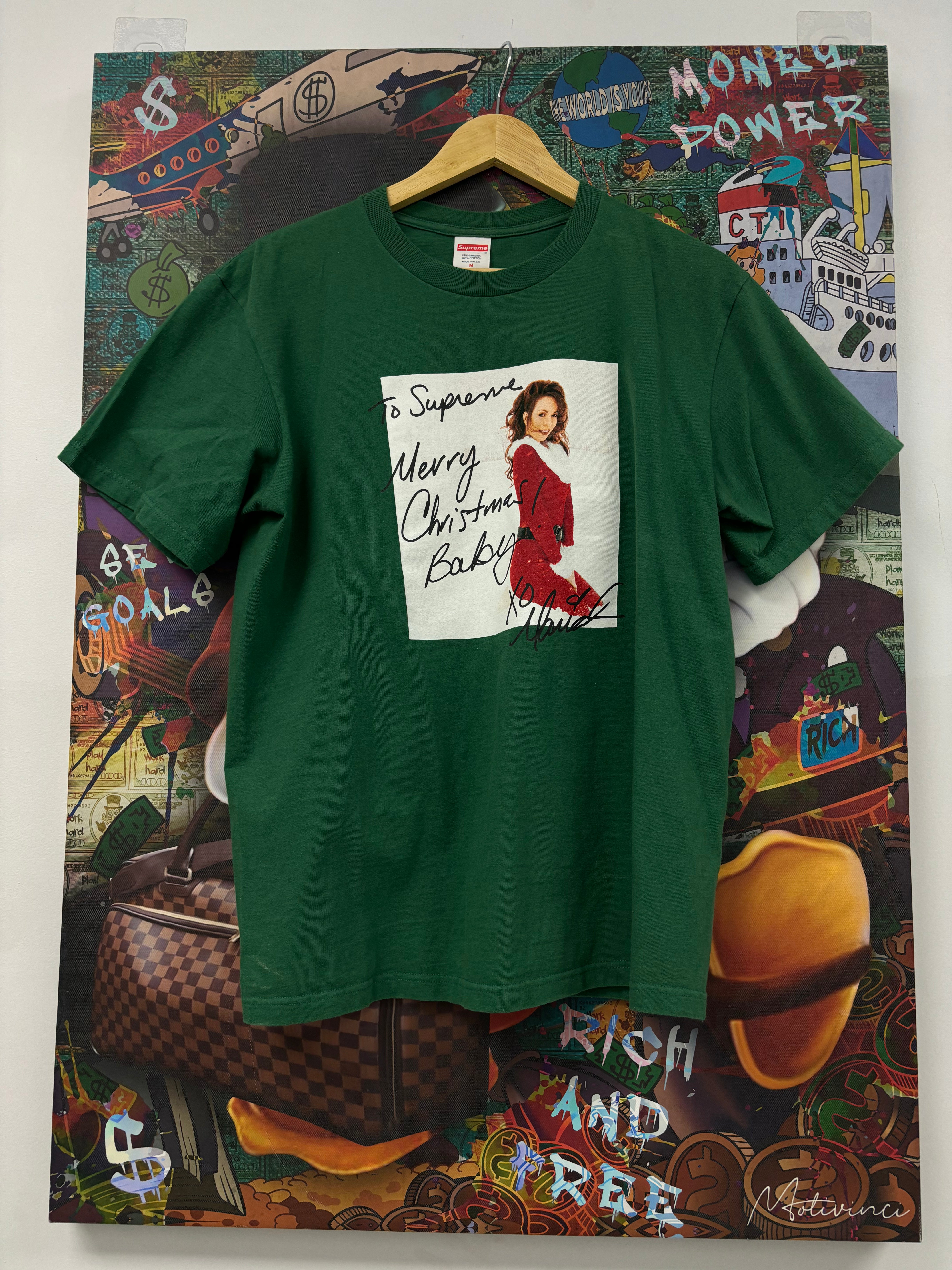 Supreme Mariah Carey Tee Green Used Medium