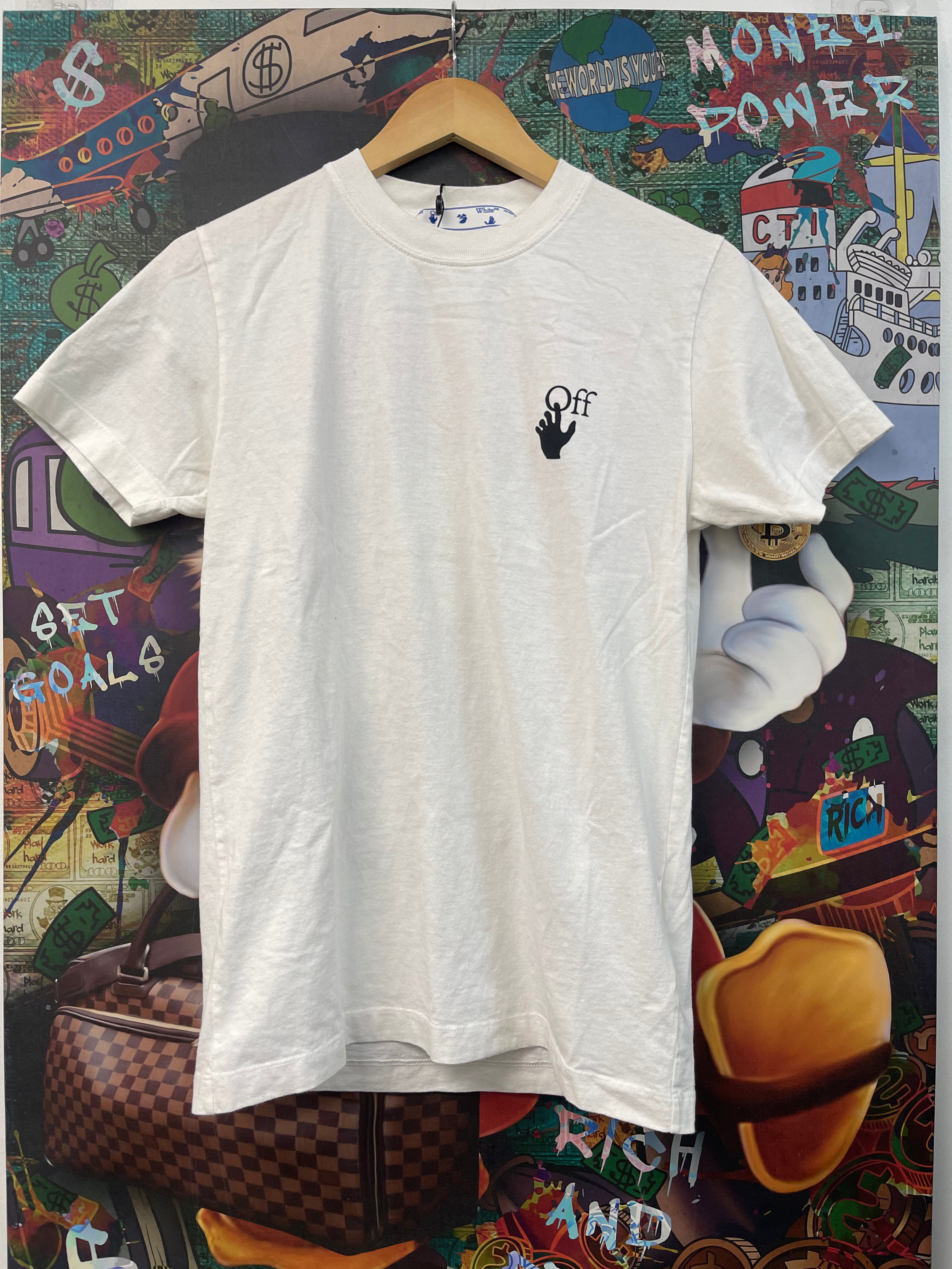 Off-White Whte Red Spray Tee