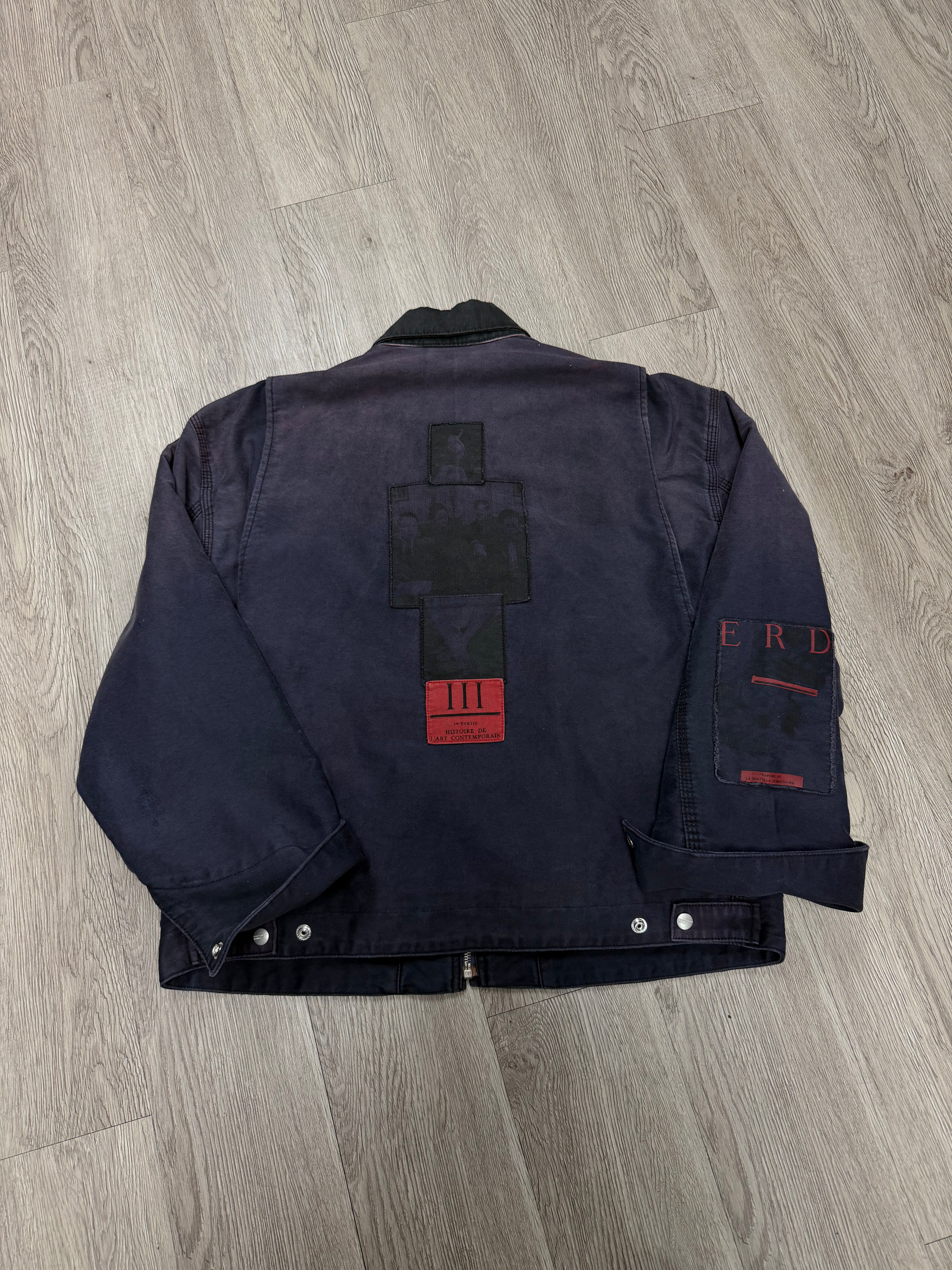 ENFANTS RICHES DÉPRIMÉS Chapitre Moleskin Purple Red Work Jacket