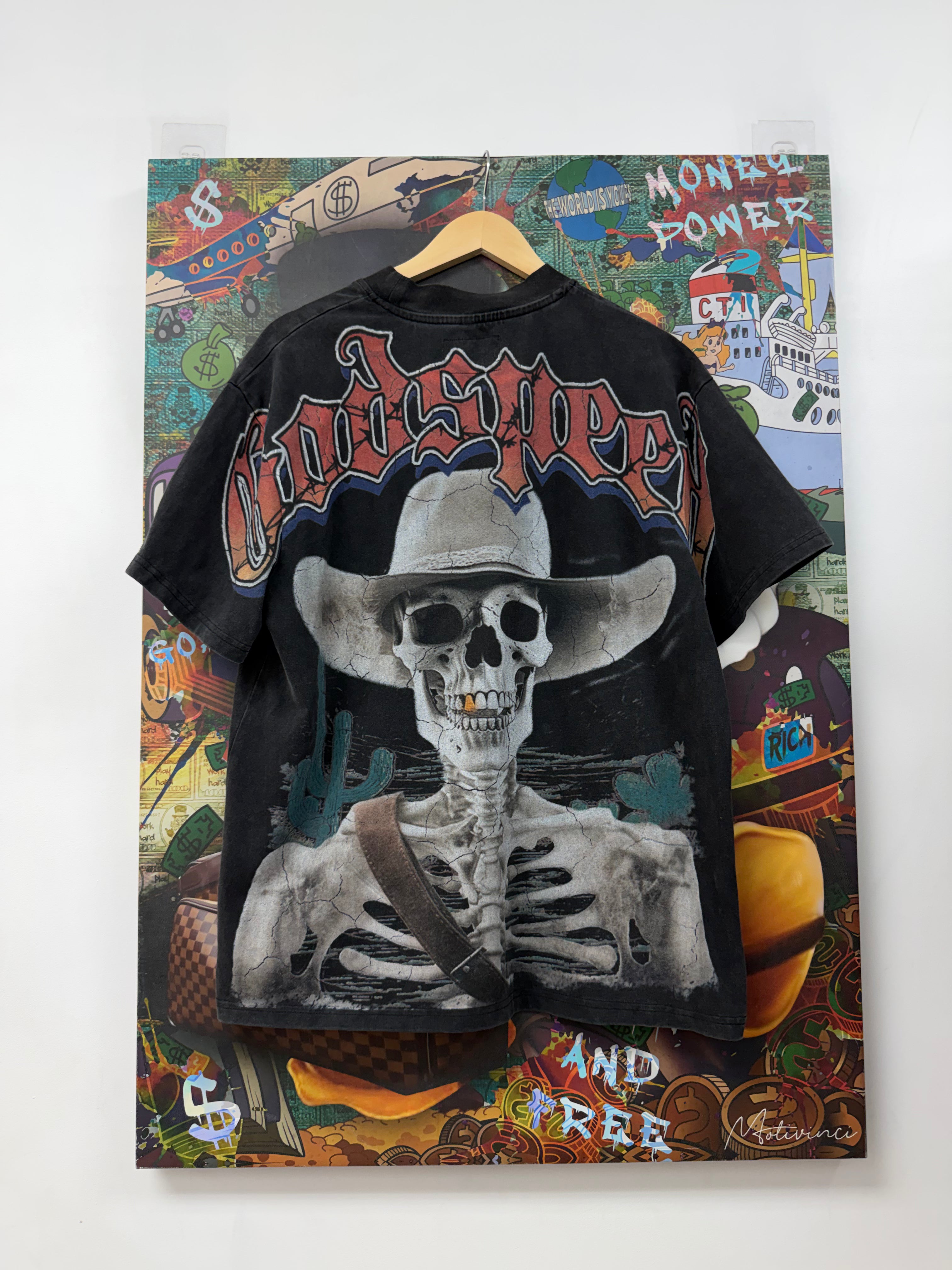 Godspeed Skull Cowboy Tee