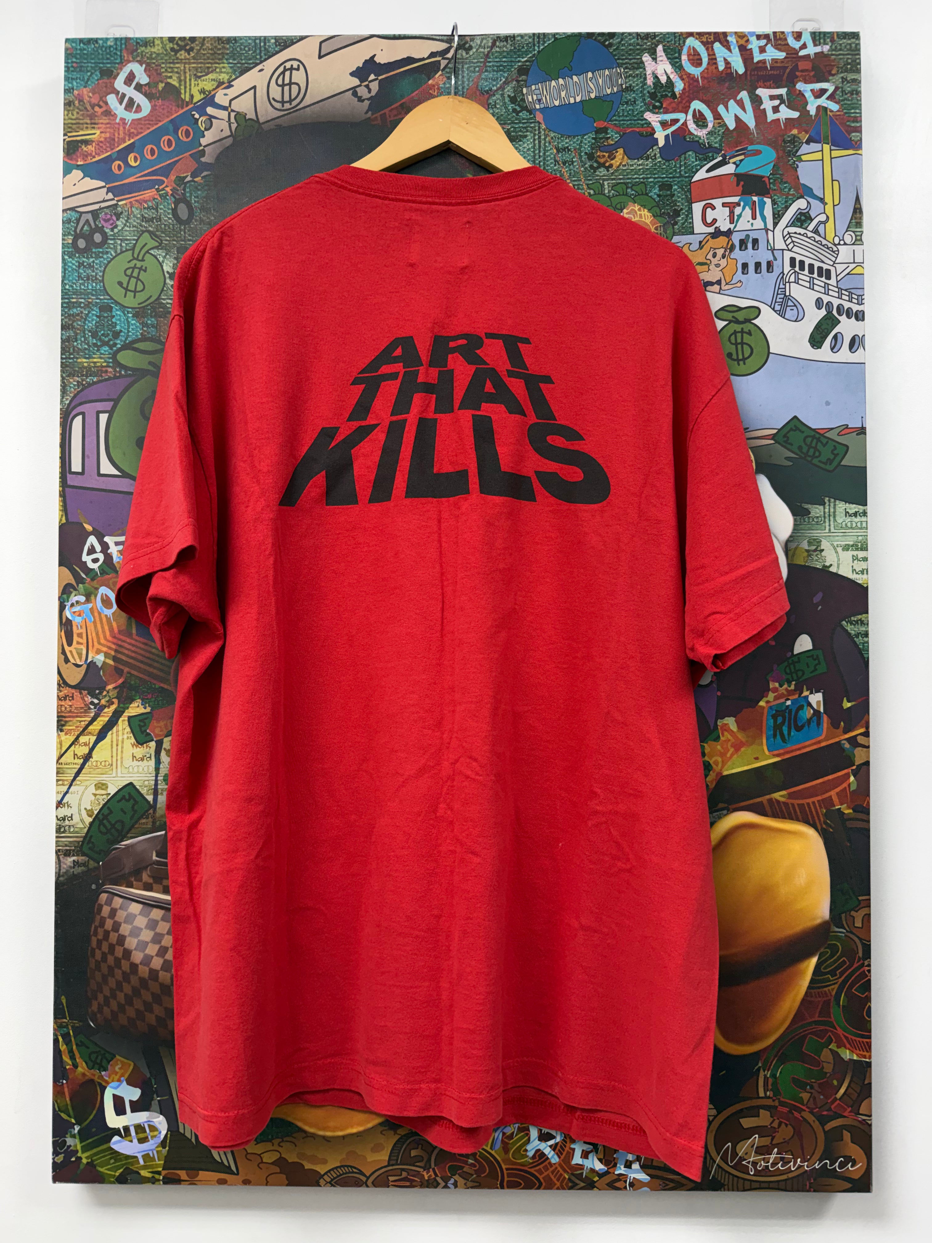 Gallery Dept Red Black ATK Tee