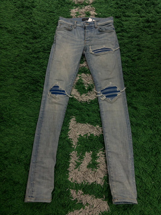 Amiri MX1 Light Wash Blue Patch  Used 29
