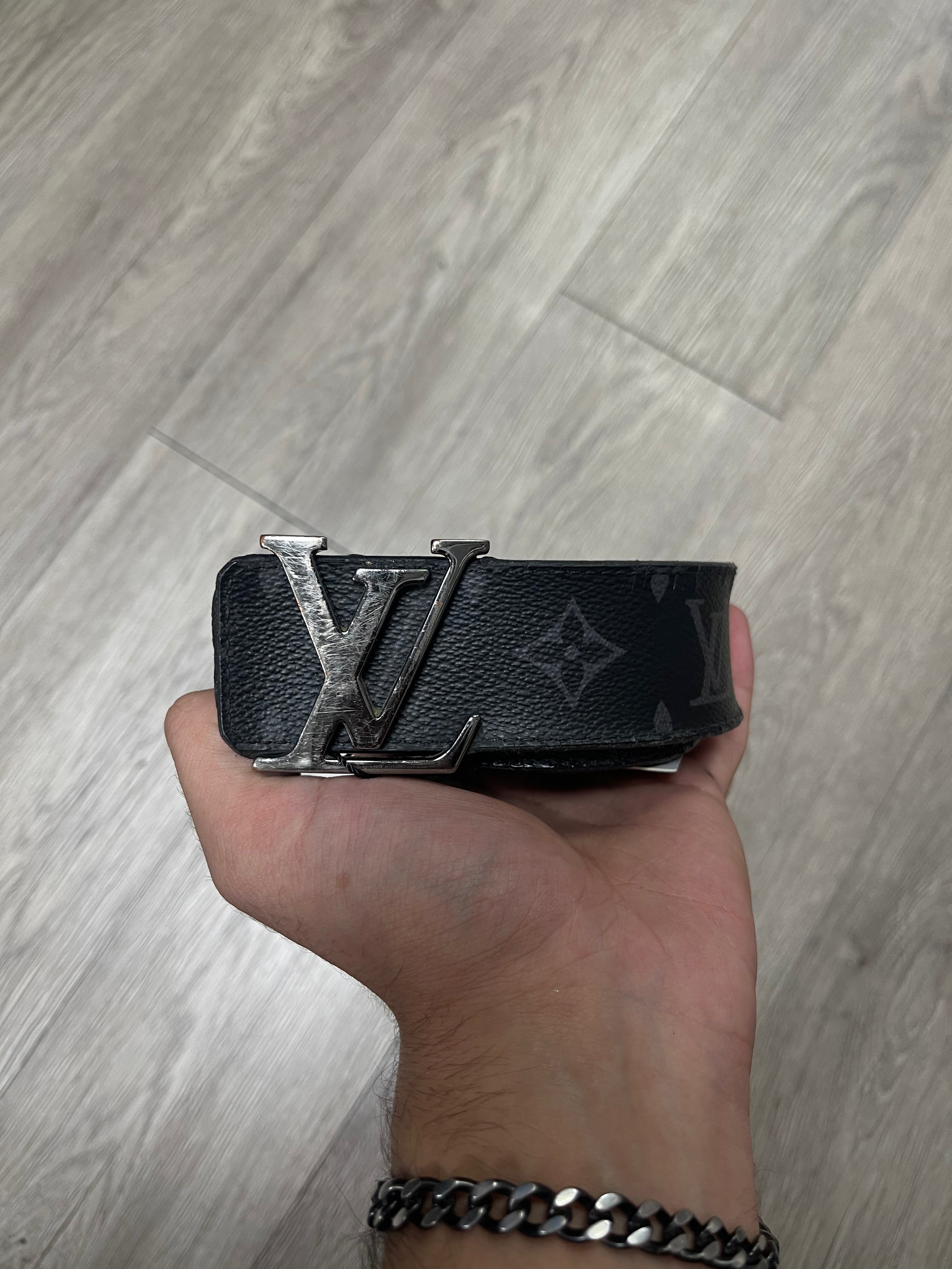 Louis Vuitton Black Monogram Belt