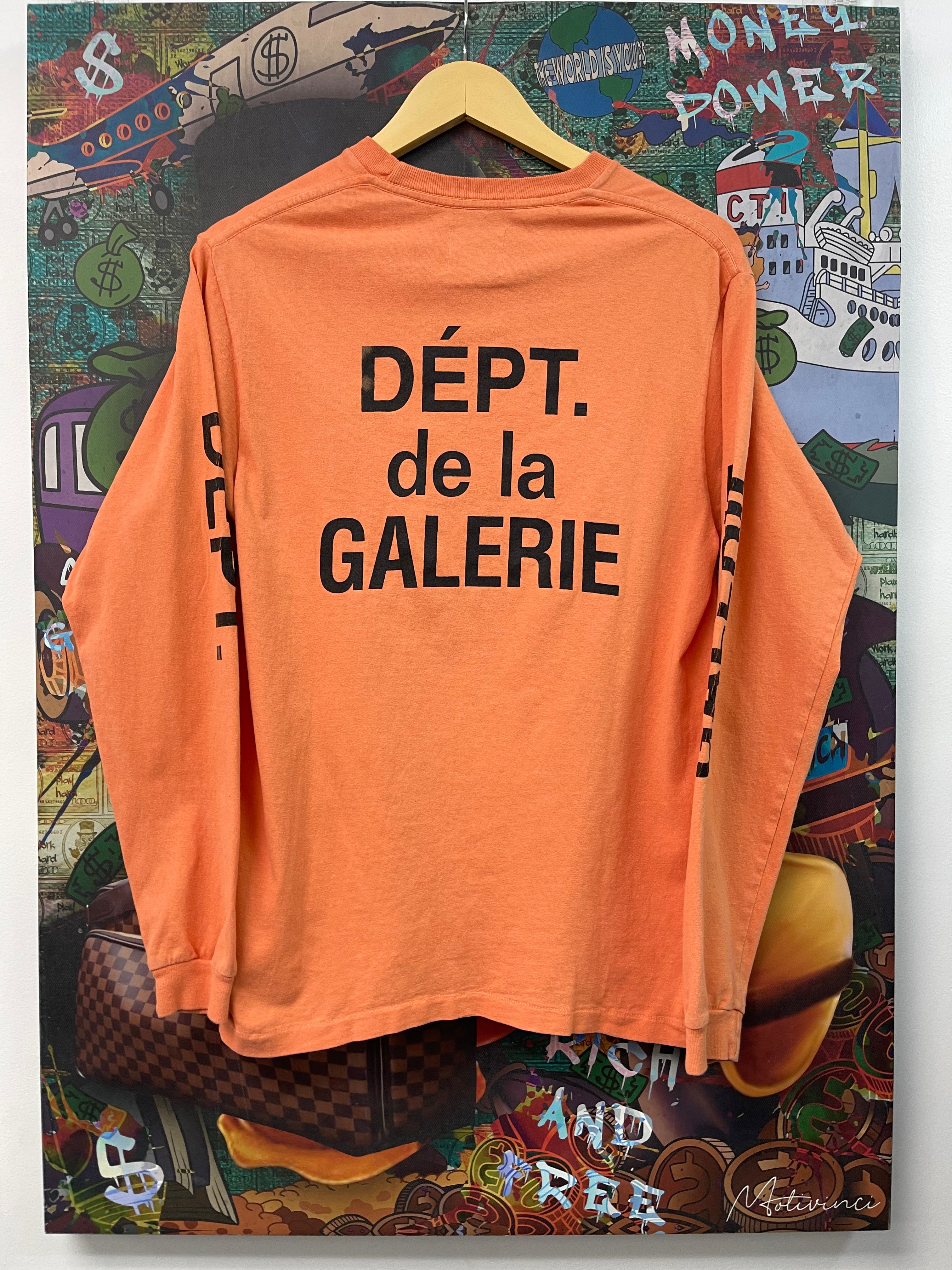 Gallery Dept Orange Side Logo Tee